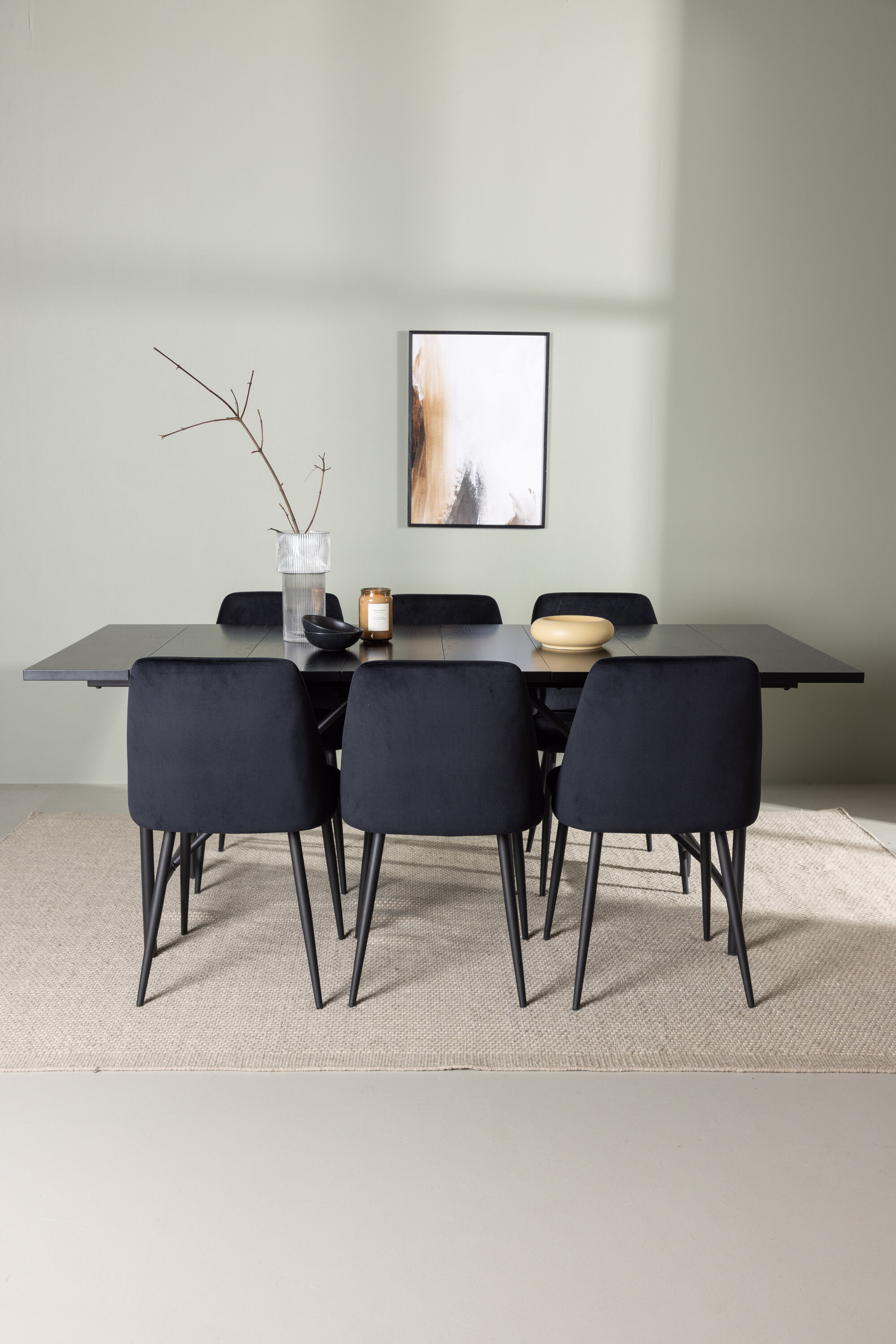 deLOHN Night Téglalap alakú étkezőgarnitúra deLOHN Night Téglalap alakú étkezőgarnitúra