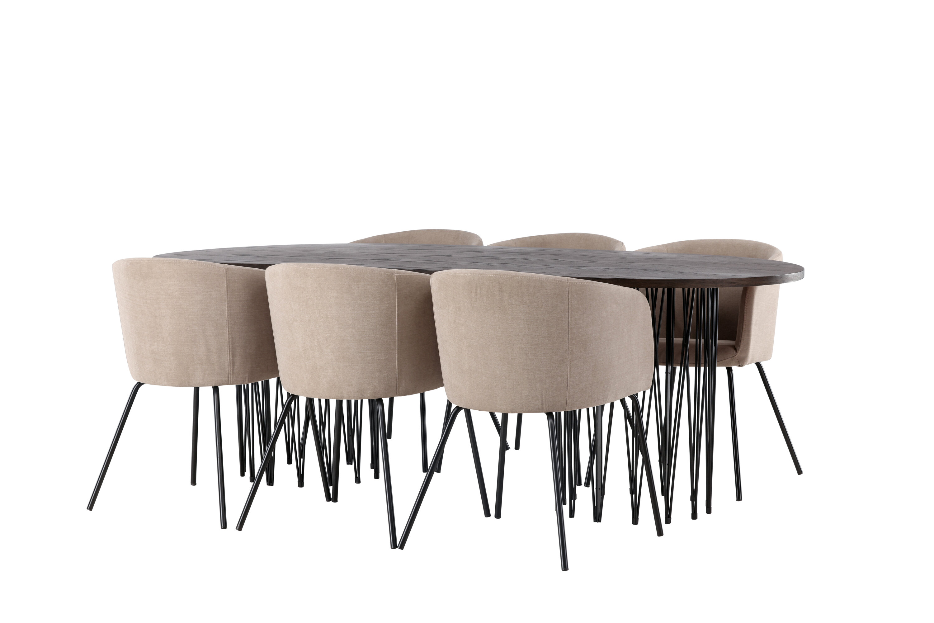 deLOHN Stone oval, Berit Téglalap alakú étkezőgarnitúra