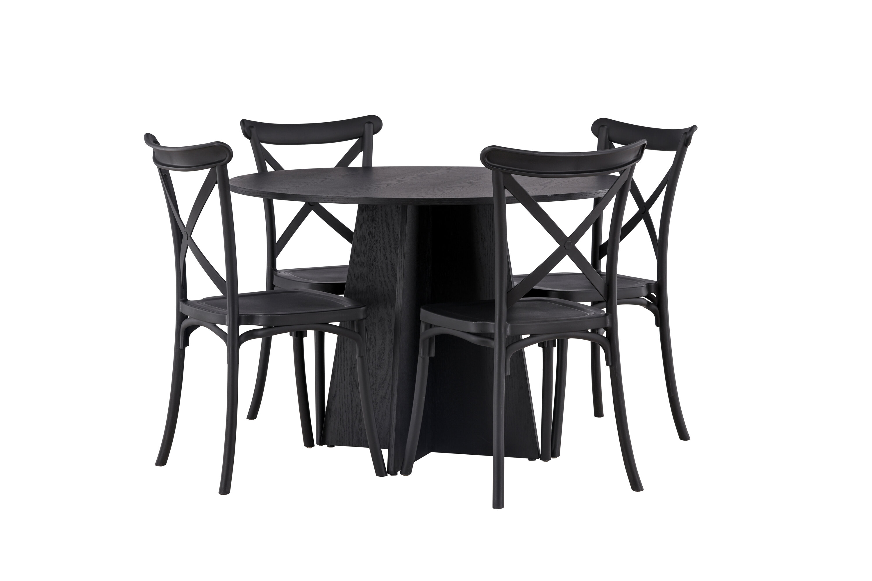 deLOHN Bootcut Round, Crosett Kör alakú étkezőgarnitúra