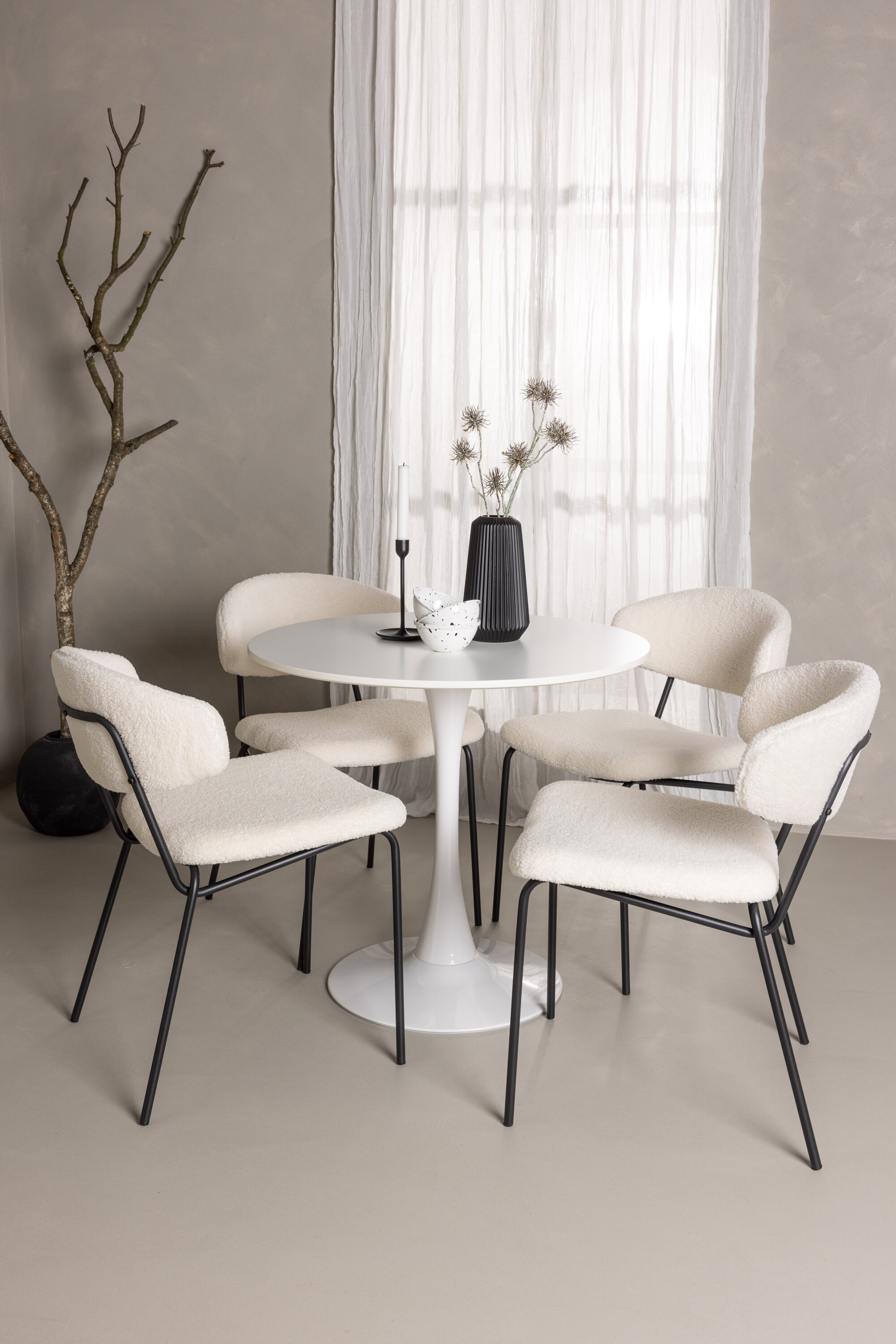 deLOHN Hamden, Chico Kör alakú étkezőgarnitúra deLOHN Hamden, Chico Kör alakú étkezőgarnitúra