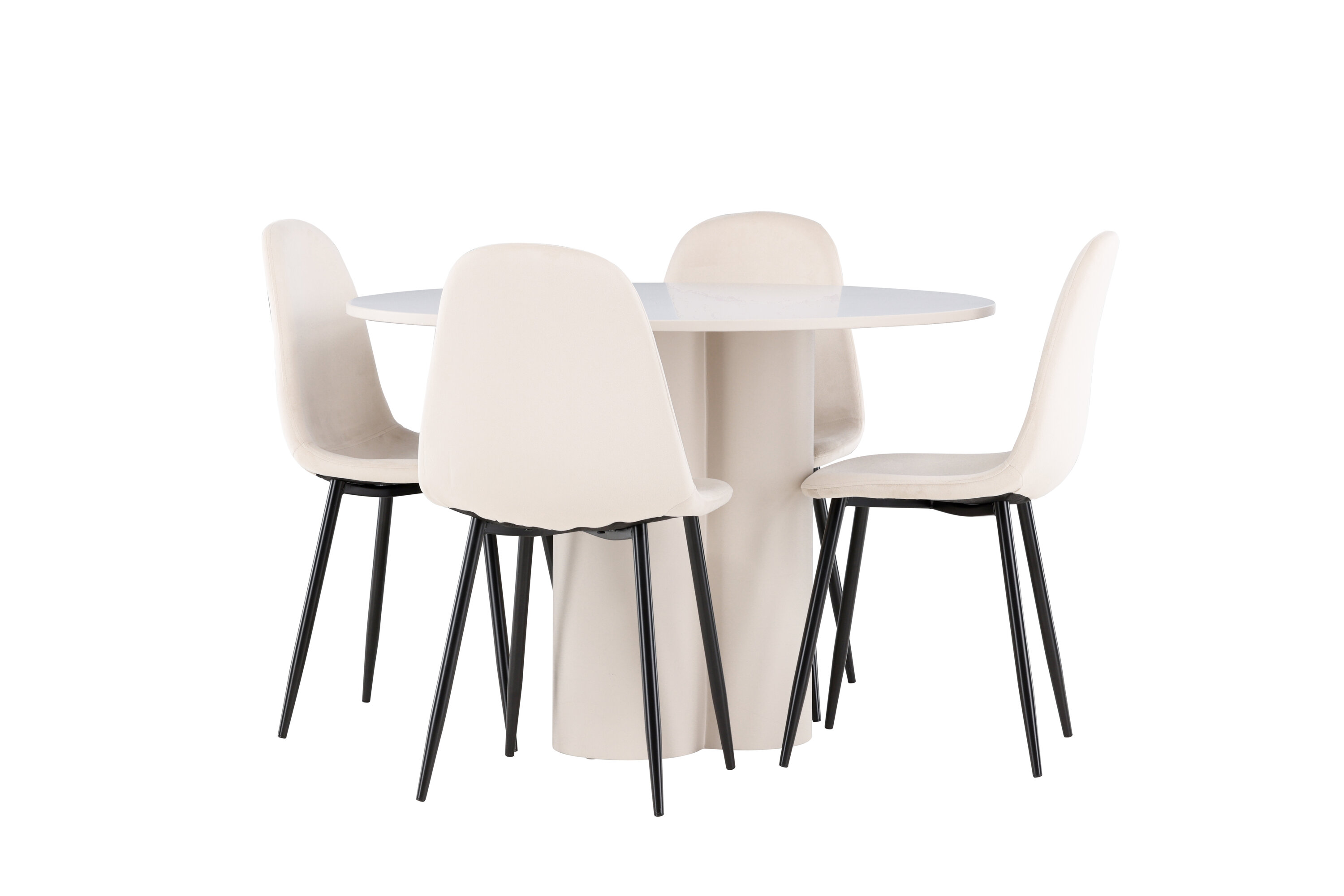 deLOHN Olivia, Polar Kör alakú étkezőgarnitúra deLOHN Olivia, Polar Kör alakú étkezőgarnitúra