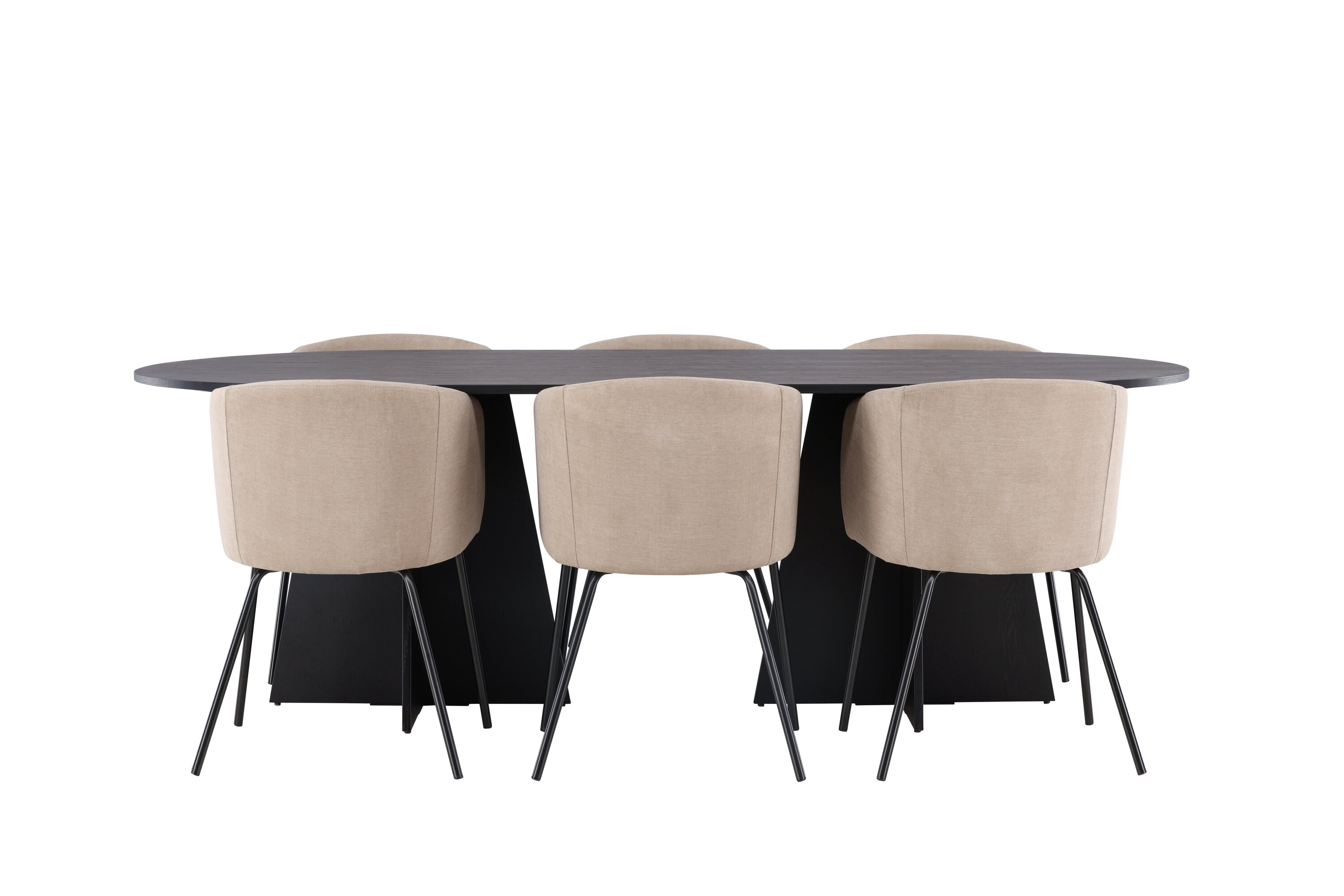 deLOHN Bootcut Oval, Berit Téglalap alakú étkezőgarnitúra