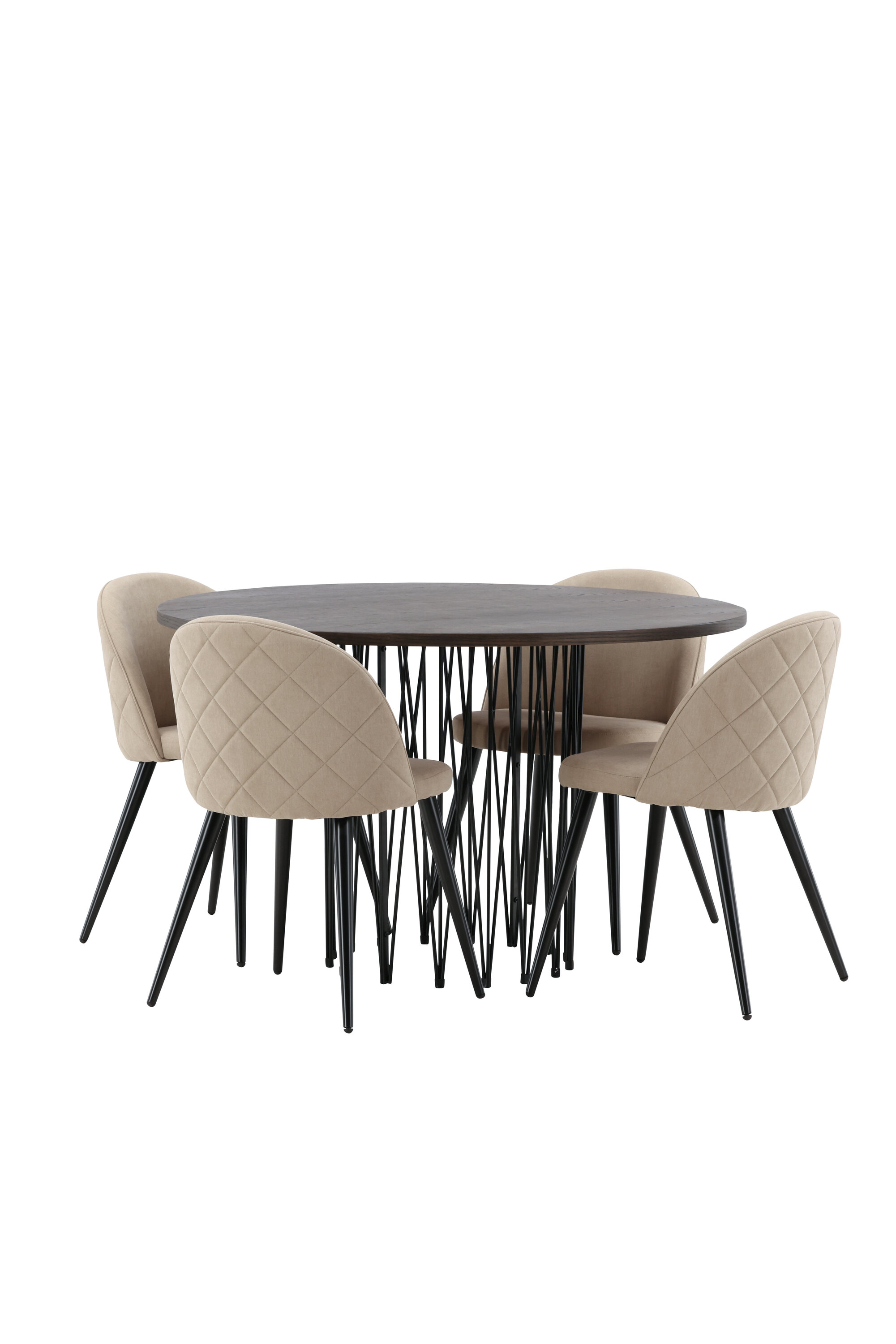 deLOHN Stone round, Velvet Kör alakú étkezőgarnitúra