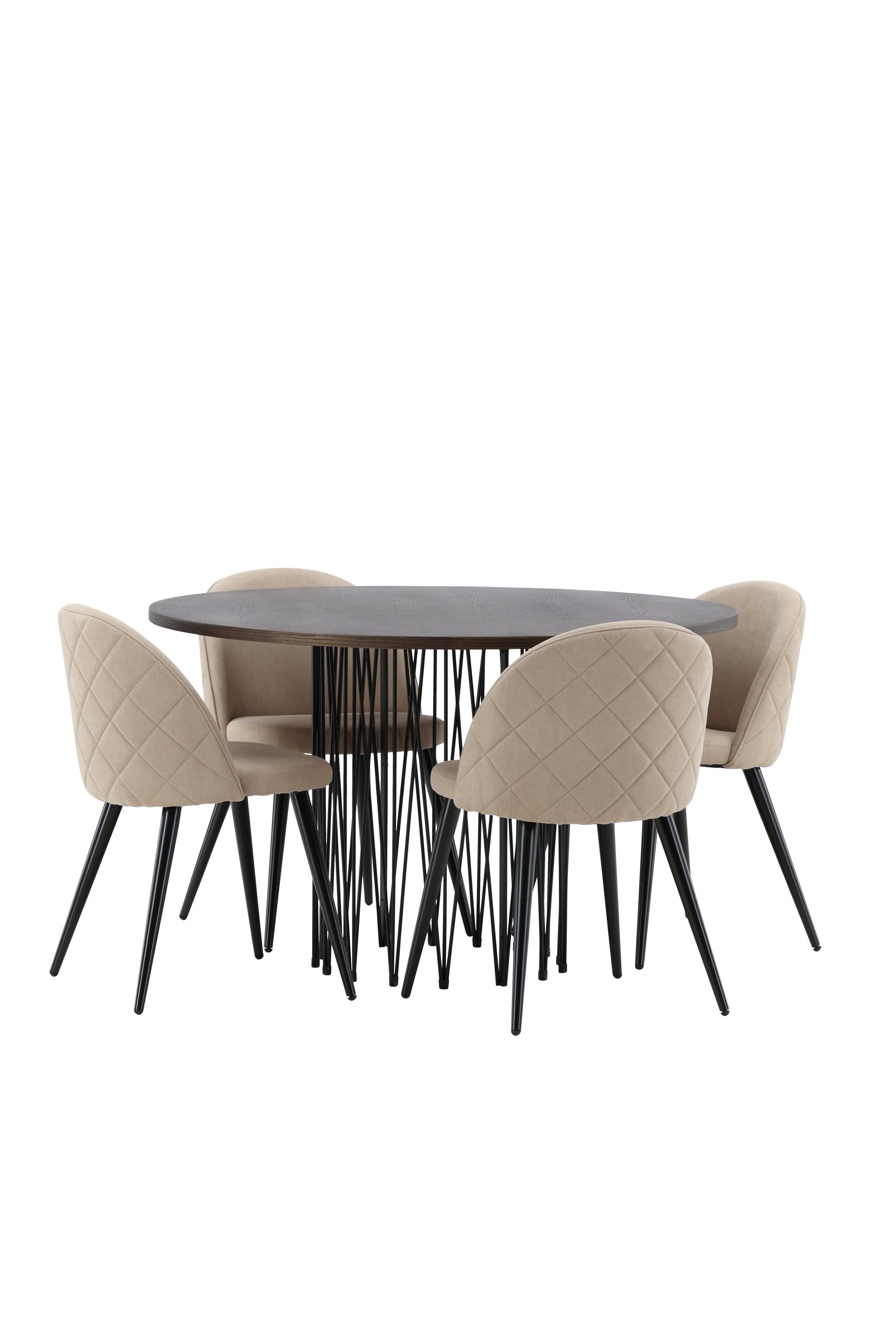 deLOHN Stone round, Velvet Kör alakú étkezőgarnitúra