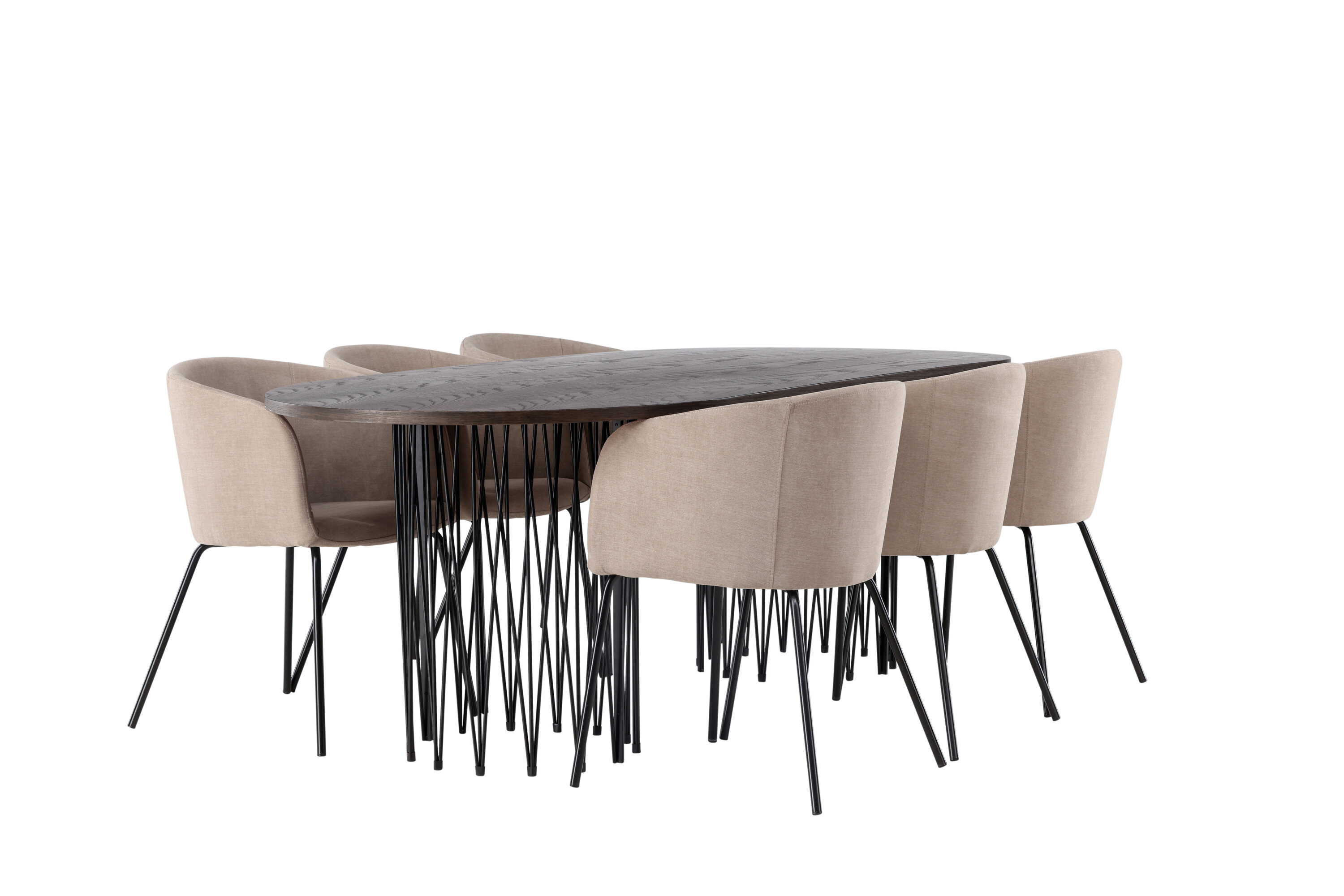 deLOHN Stone oval, Berit Téglalap alakú étkezőgarnitúra