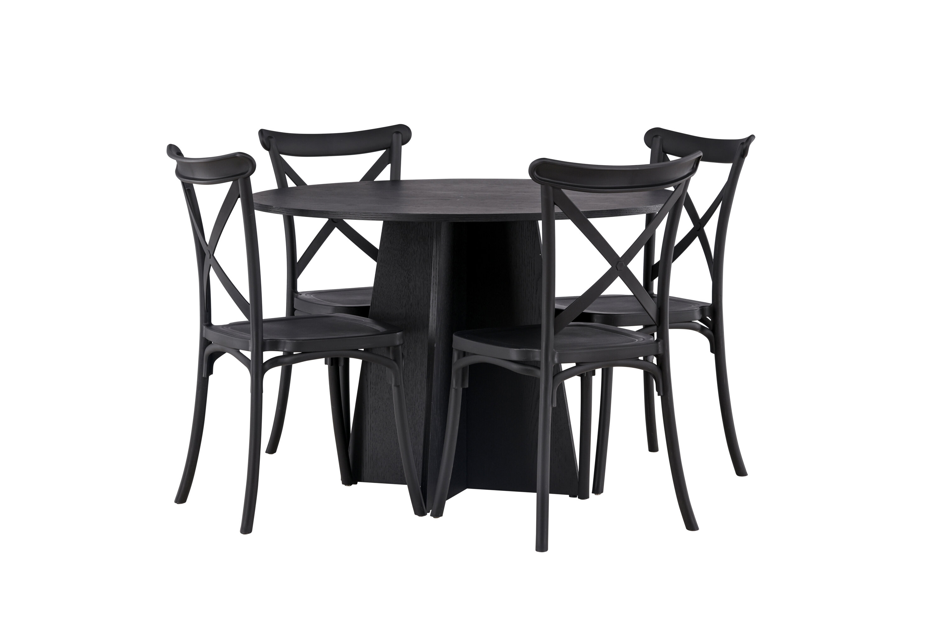 deLOHN Bootcut Round, Crosett Kör alakú étkezőgarnitúra