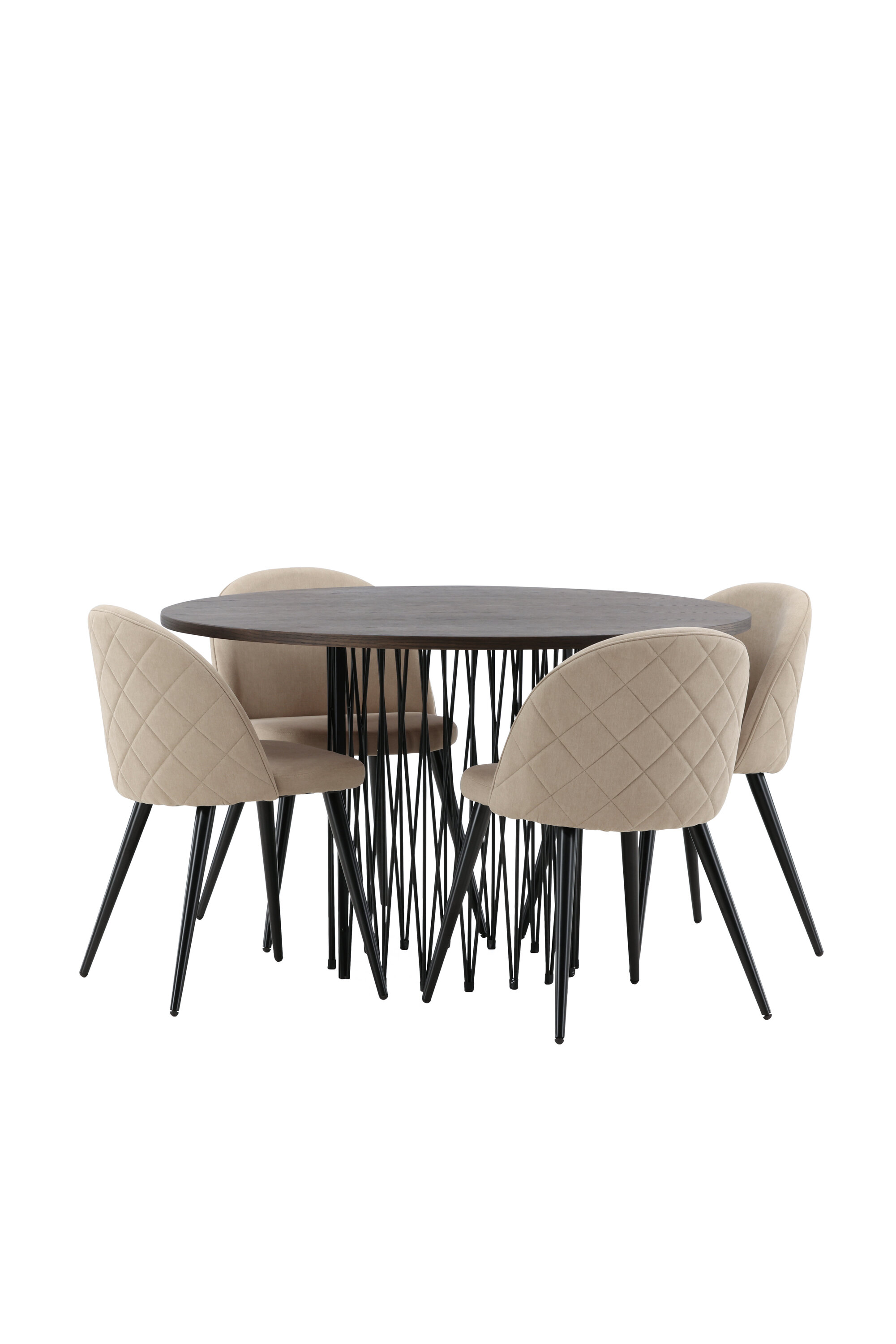 deLOHN Stone round, Velvet Kör alakú étkezőgarnitúra