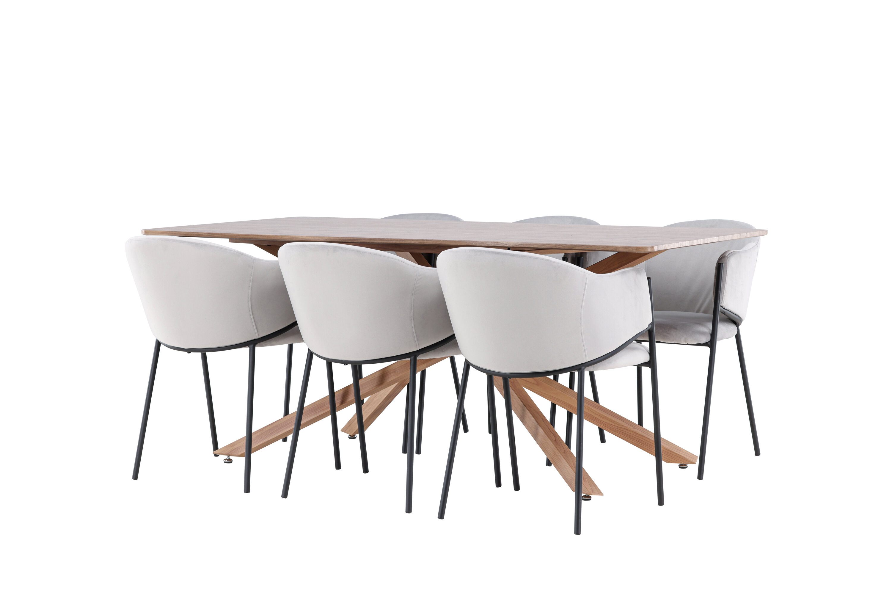 deLOHN Piazza, Evelina Téglalap alakú étkezőgarnitúra