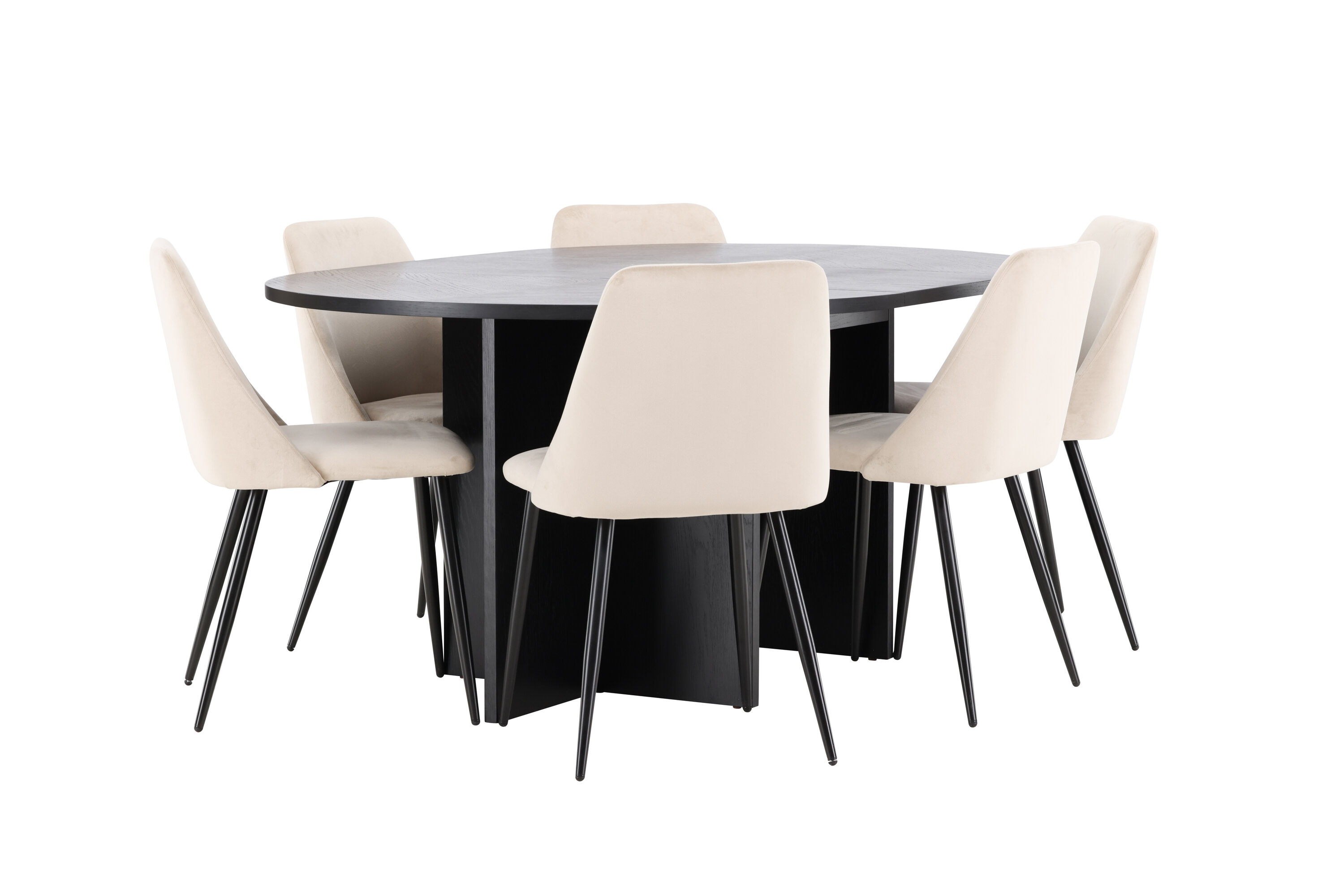 deLOHN Strada, Night Ovális étkezőgarnitúra