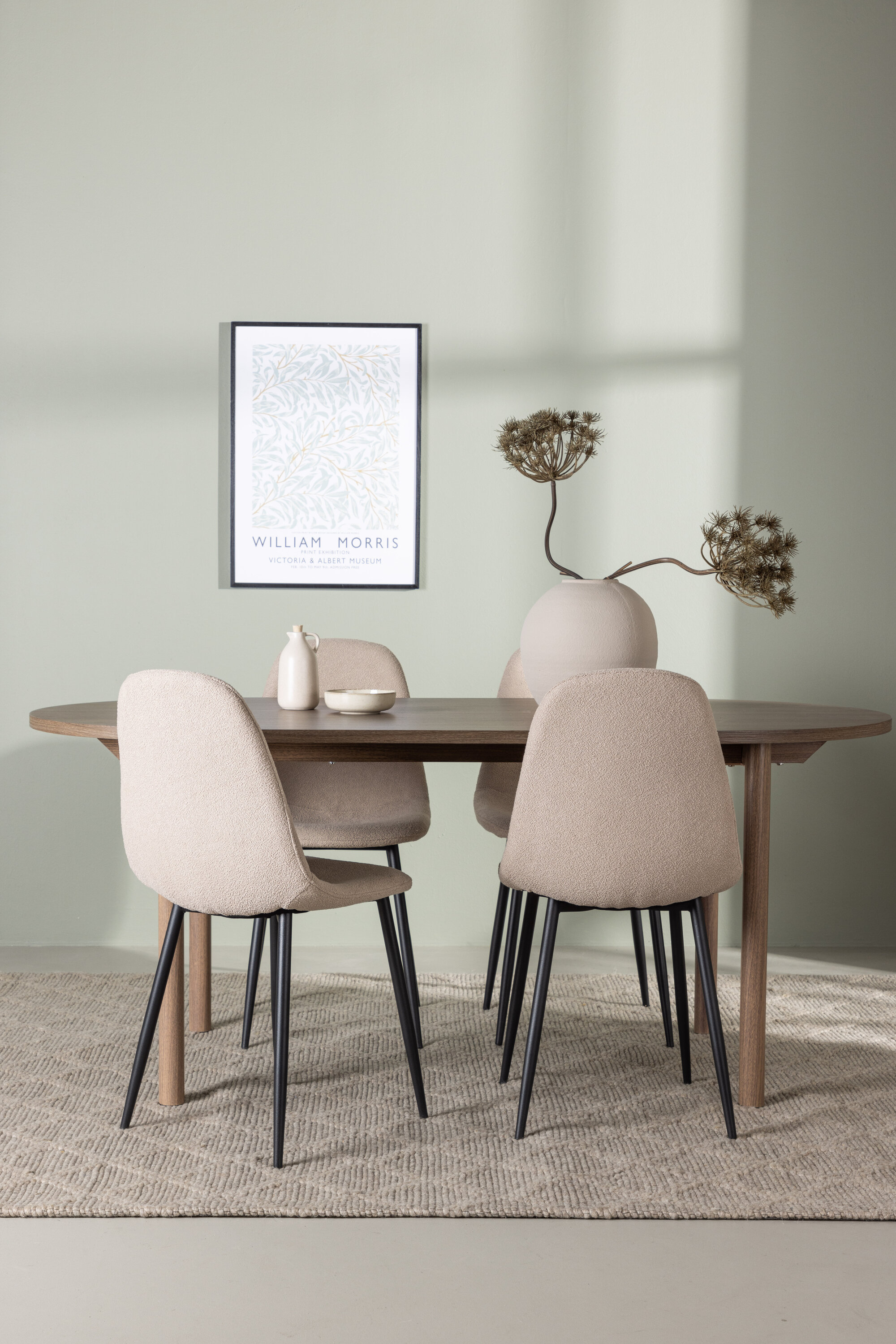 deLOHN Polar Ovális étkezőgarnitúra