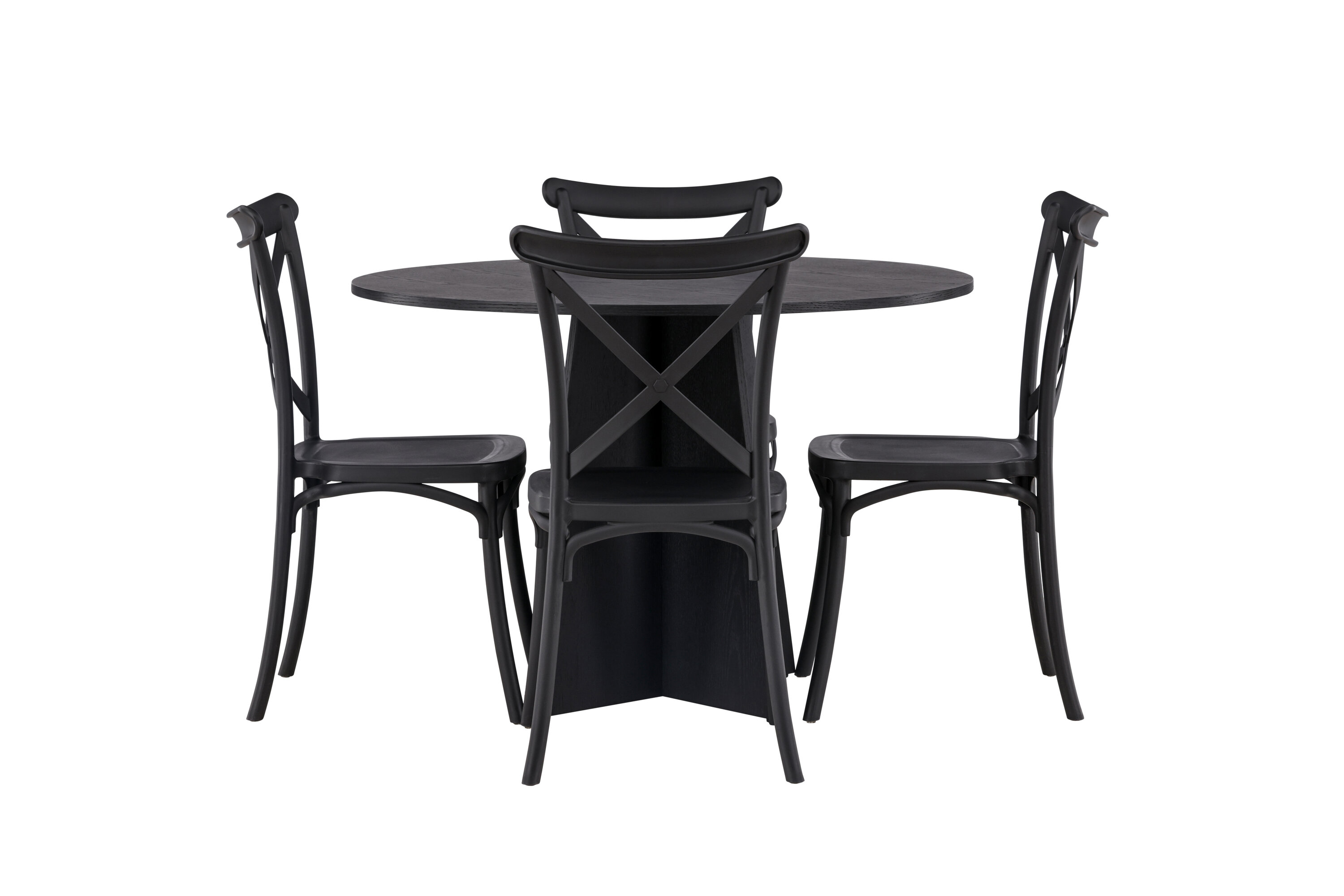 deLOHN Bootcut Round, Crosett Kör alakú étkezőgarnitúra