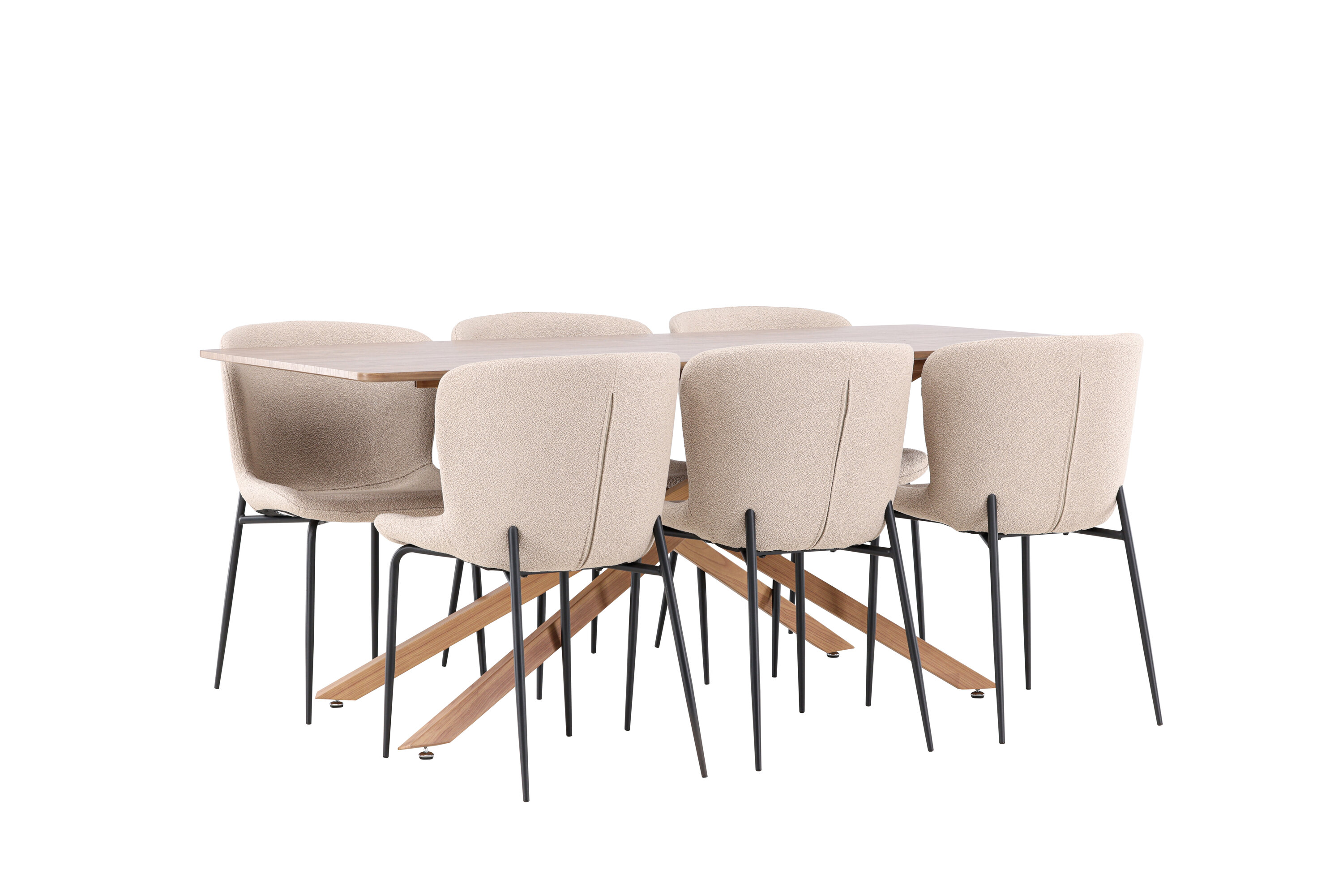 deLOHN Piazza, Modesto Téglalap alakú étkezőgarnitúra