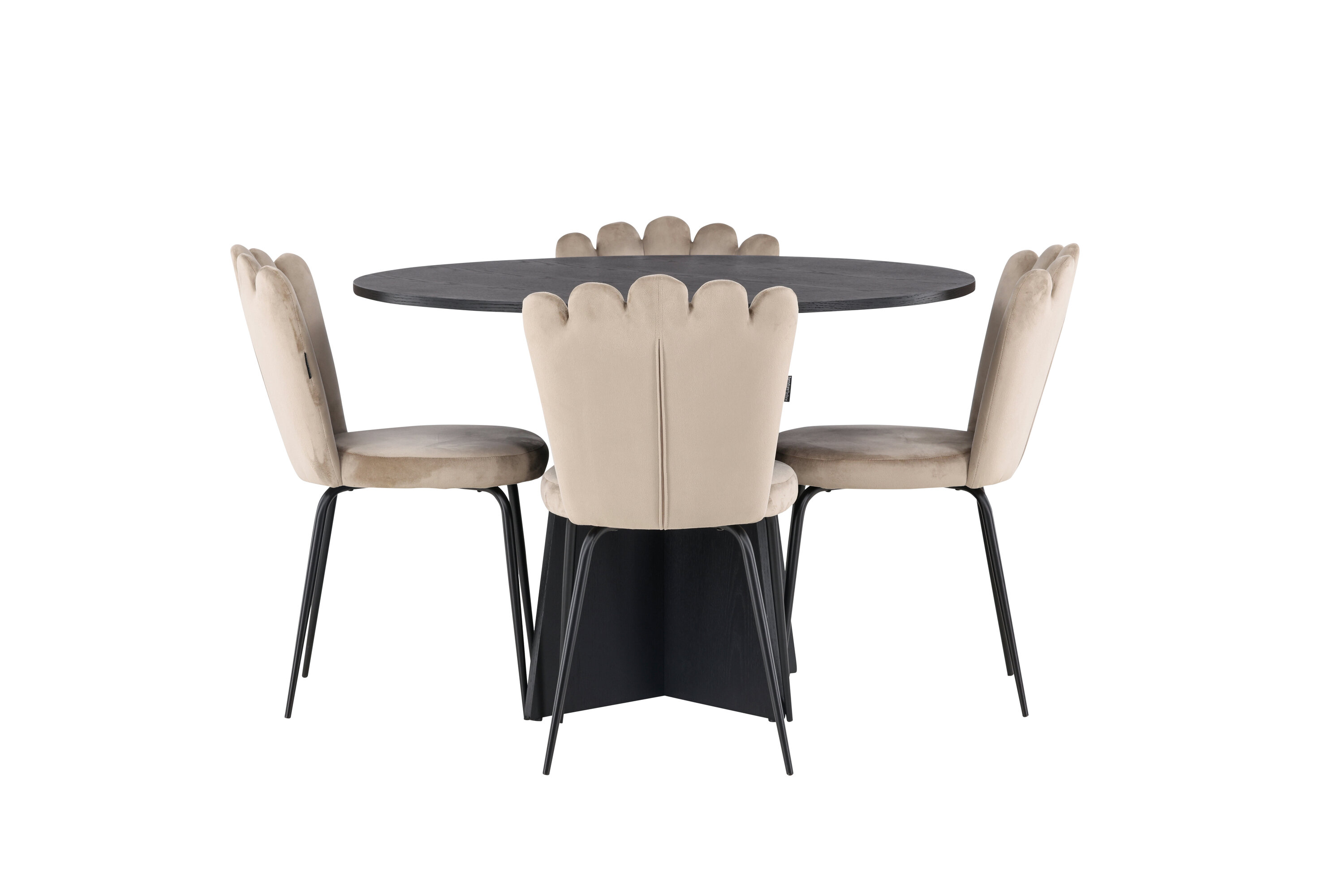 deLOHN Bootcut Round, Limhamn Kör alakú étkezőgarnitúra