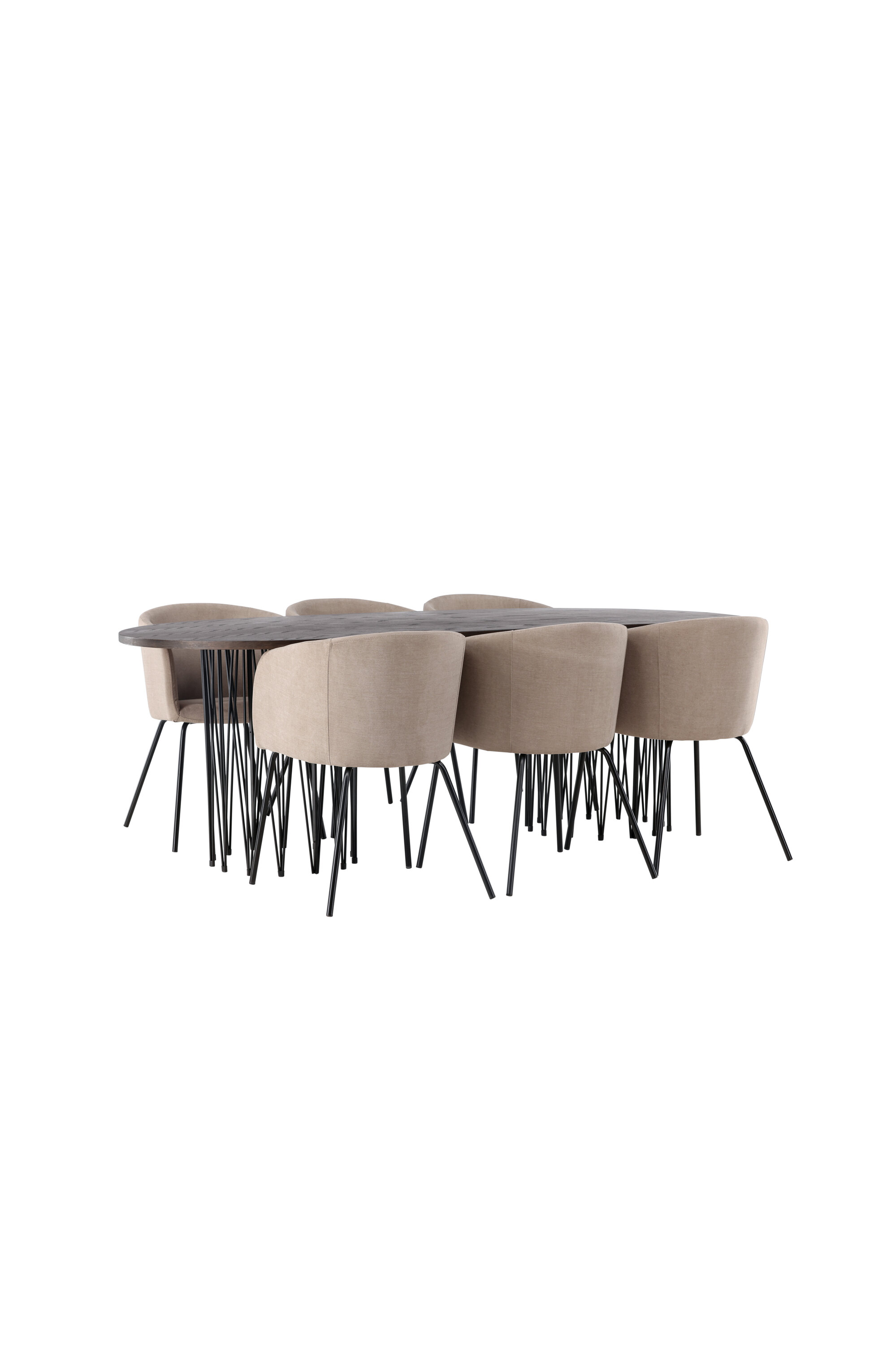 deLOHN Stone oval, Berit Téglalap alakú étkezőgarnitúra