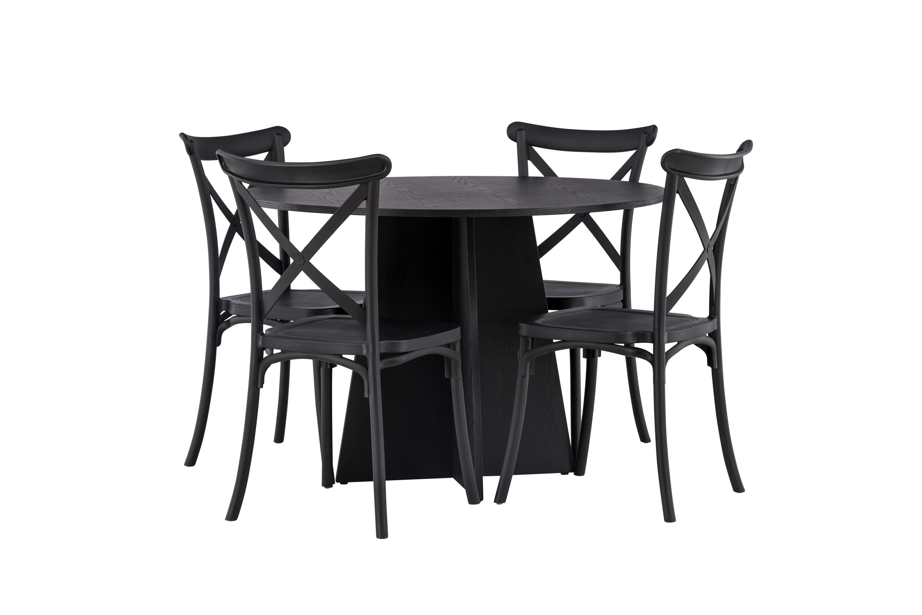 deLOHN Bootcut Round, Crosett Kör alakú étkezőgarnitúra