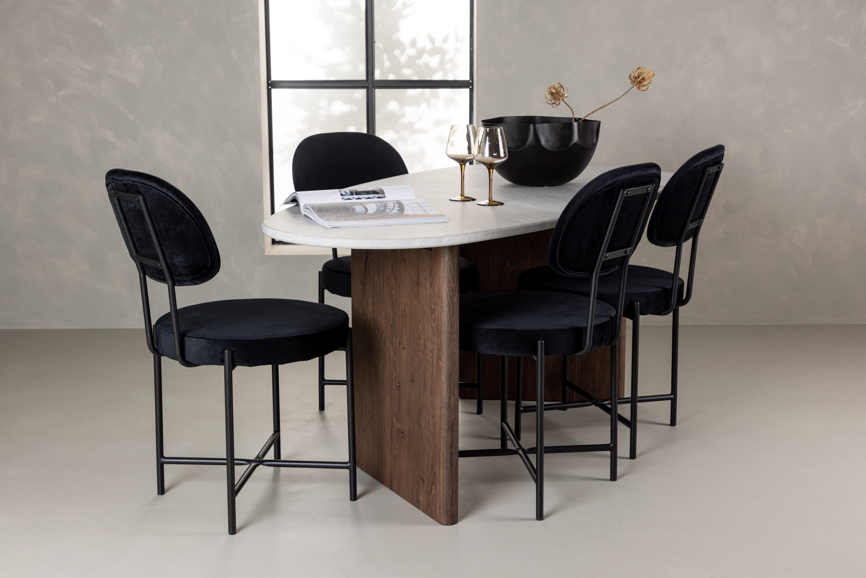 deLOHN Stella Ovális étkezőgarnitúra deLOHN Stella Ovális étkezőgarnitúra