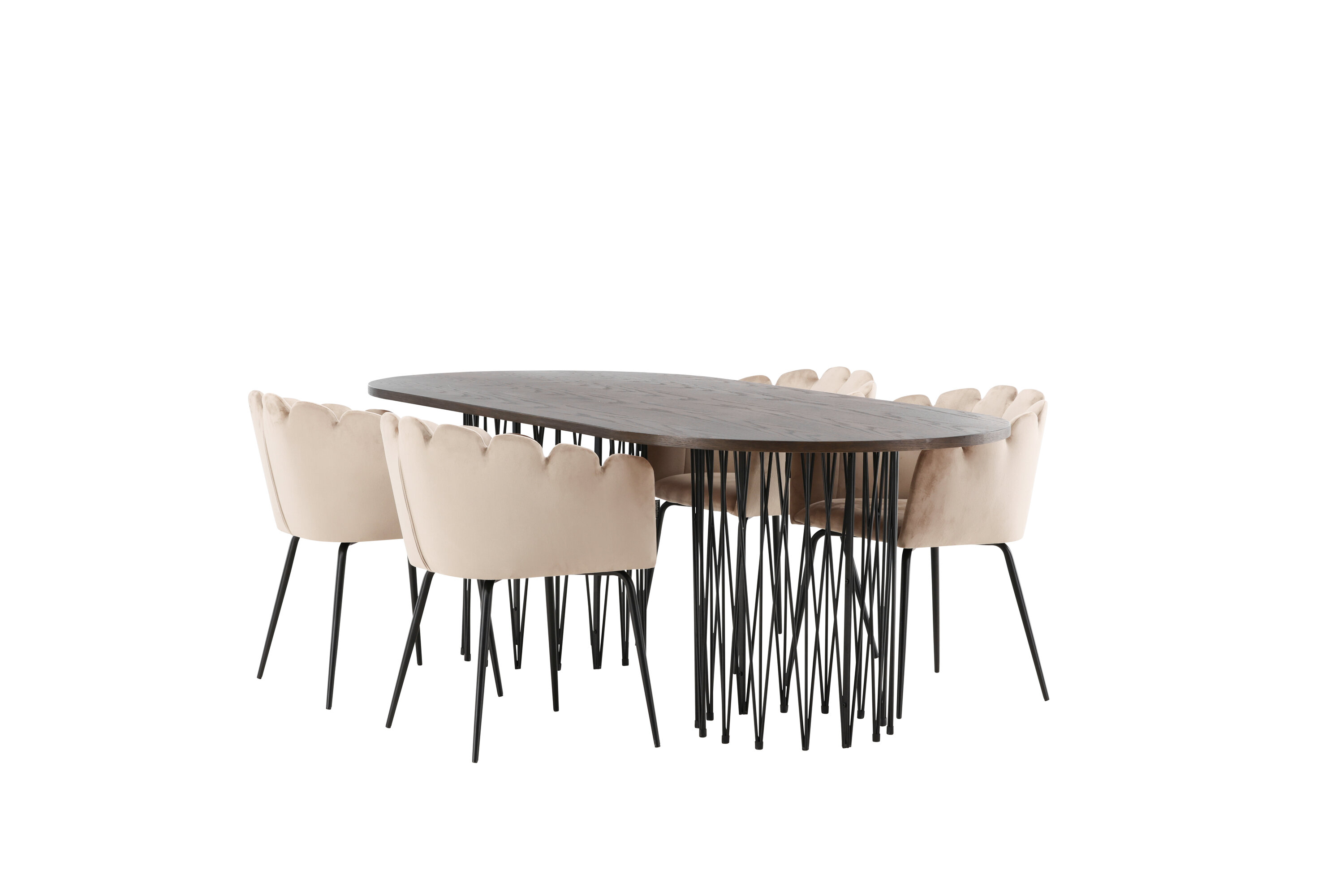deLOHN Stone oval, Limhamn Ovális étkezőgarnitúra