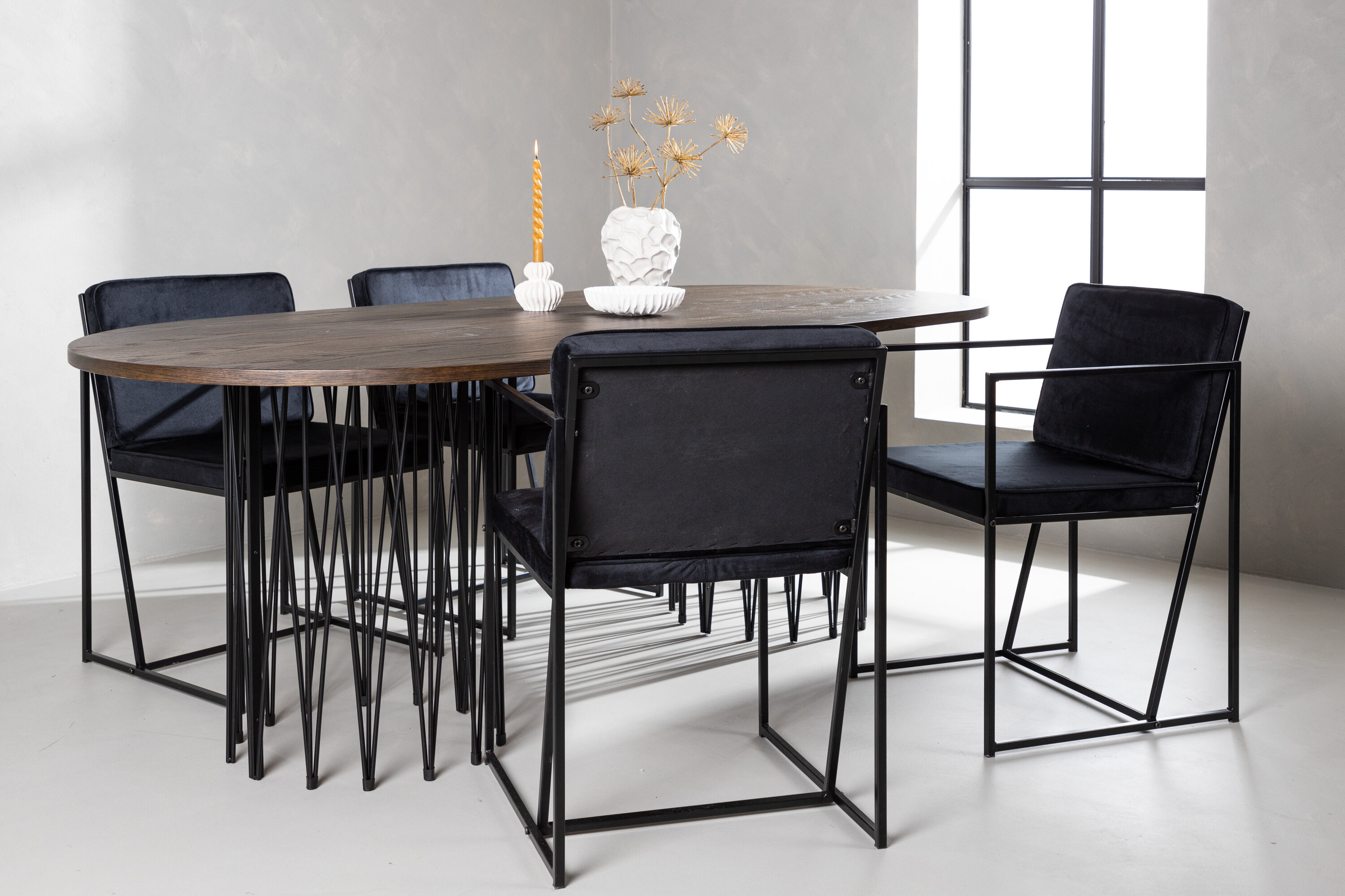 deLOHN Stone oval, Richmond Ovális étkezőgarnitúra