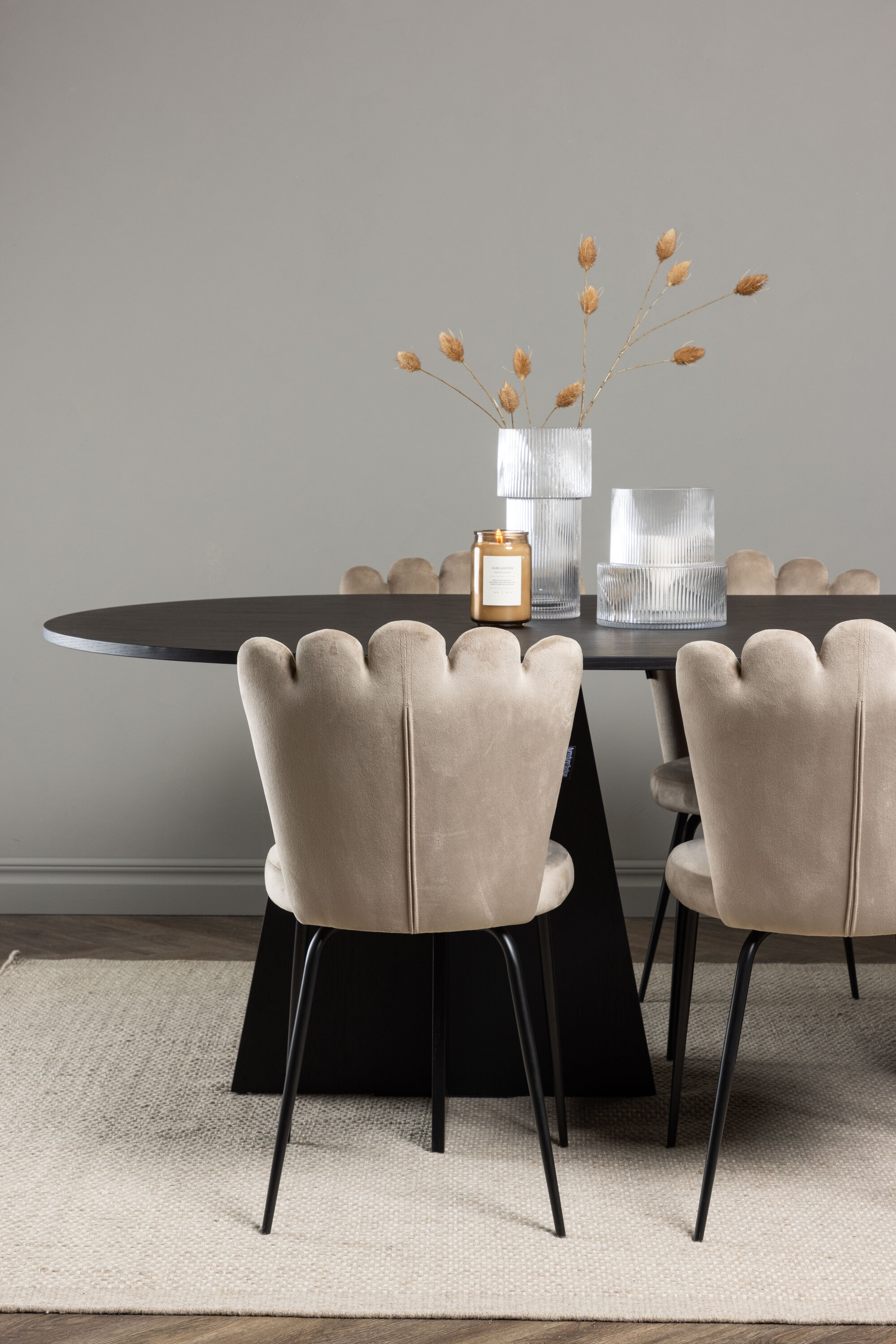 deLOHN Bootcut Oval, Limhamn Ovális étkezőgarnitúra