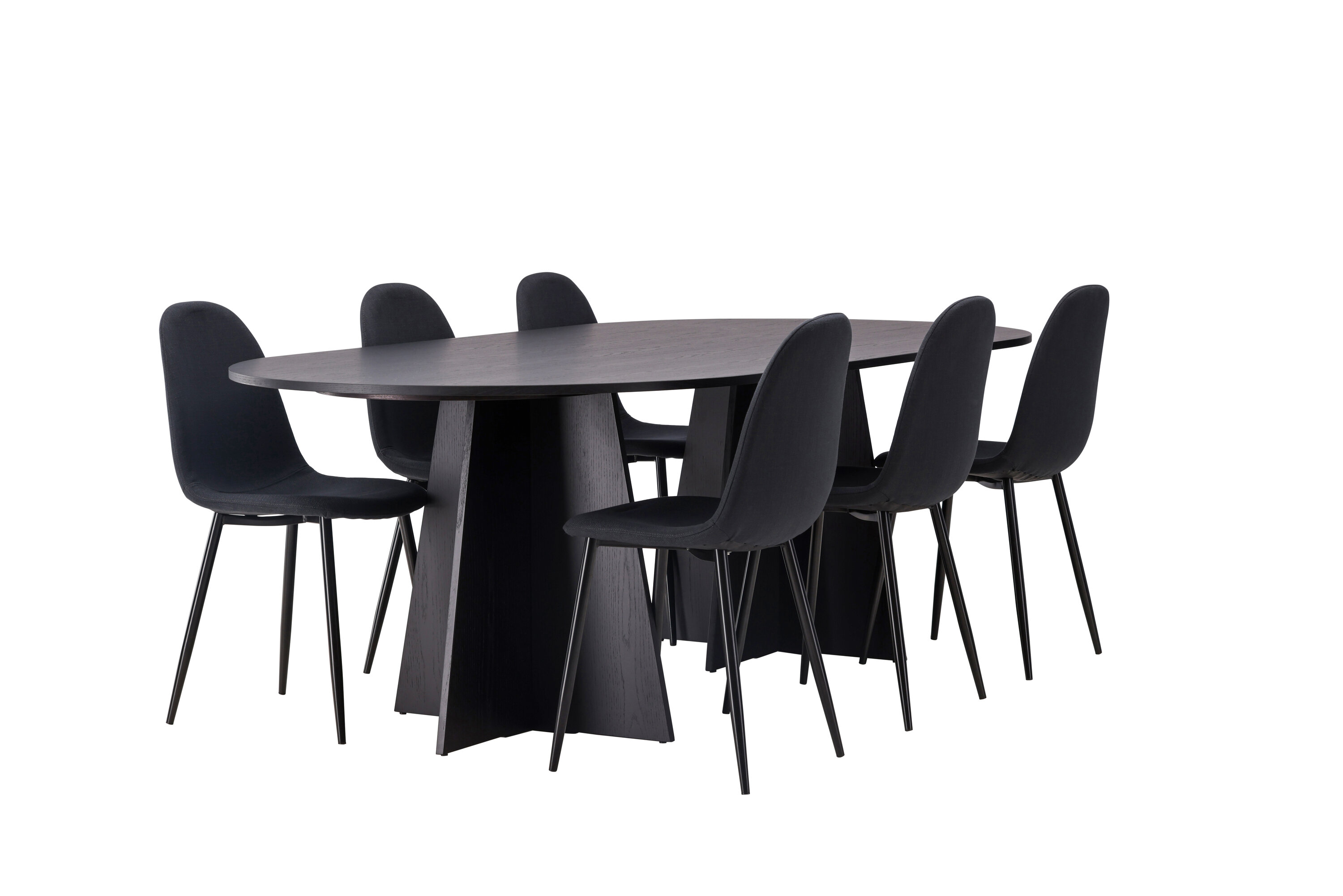 deLOHN Bootcut Oval, Polar Téglalap alakú étkezőgarnitúra