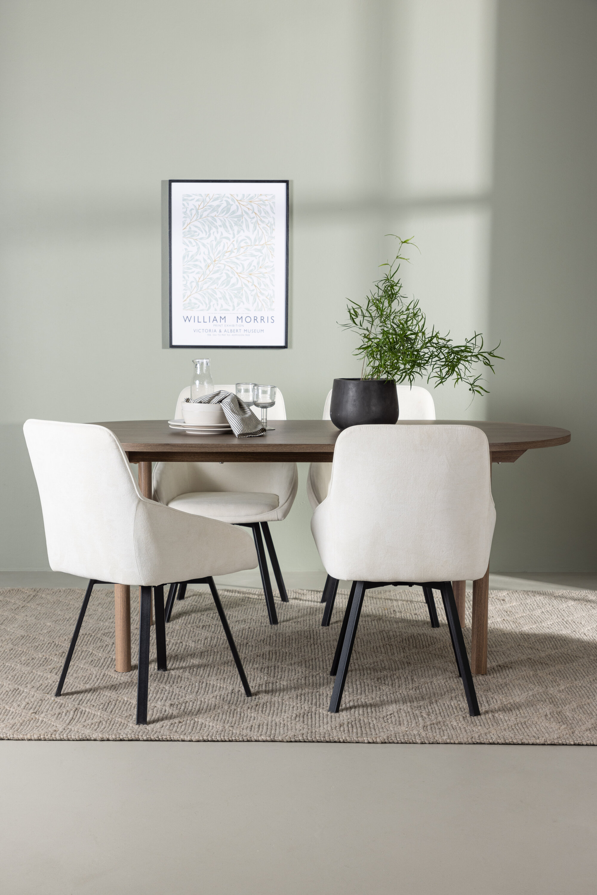 deLOHN Rosie Ovális étkezőgarnitúra deLOHN Rosie Ovális étkezőgarnitúra