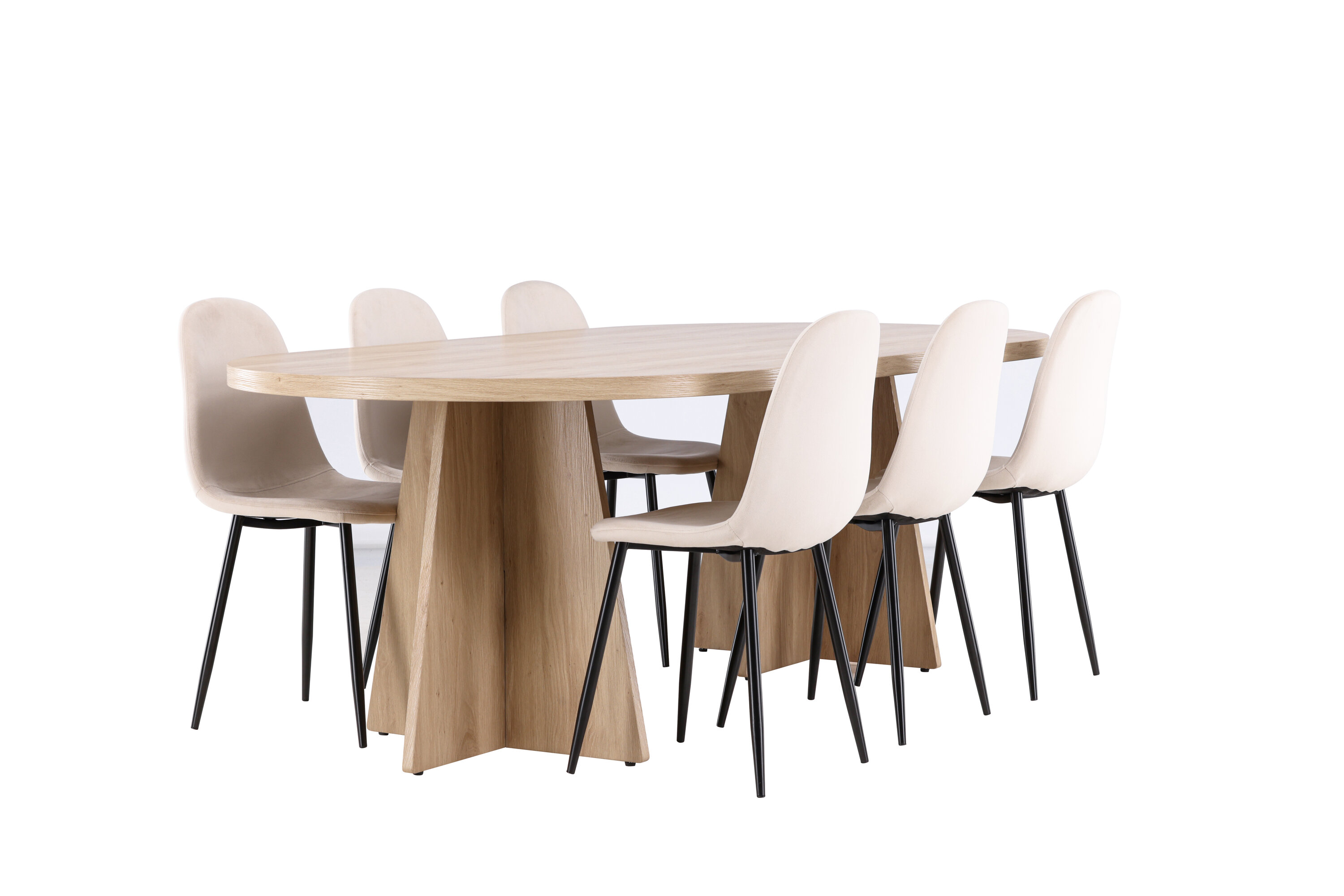 deLOHN Bootcut, Polar Ovális étkezőgarnitúra