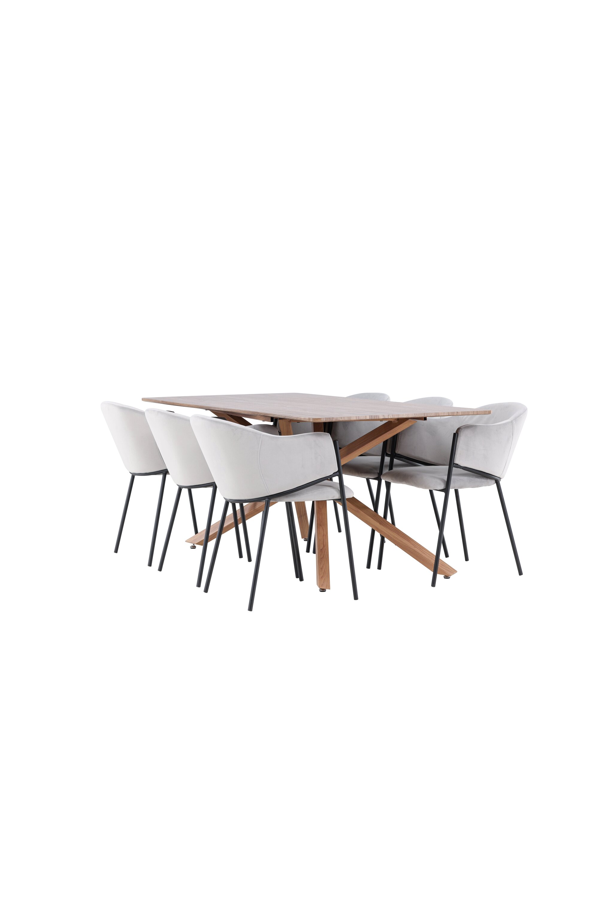 deLOHN Piazza, Evelina Téglalap alakú étkezőgarnitúra