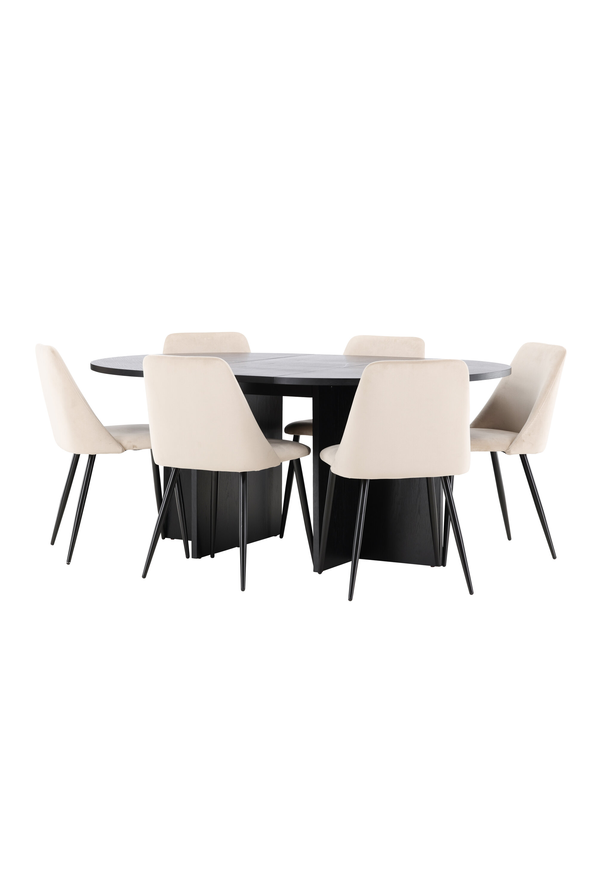 deLOHN Strada, Night Ovális étkezőgarnitúra