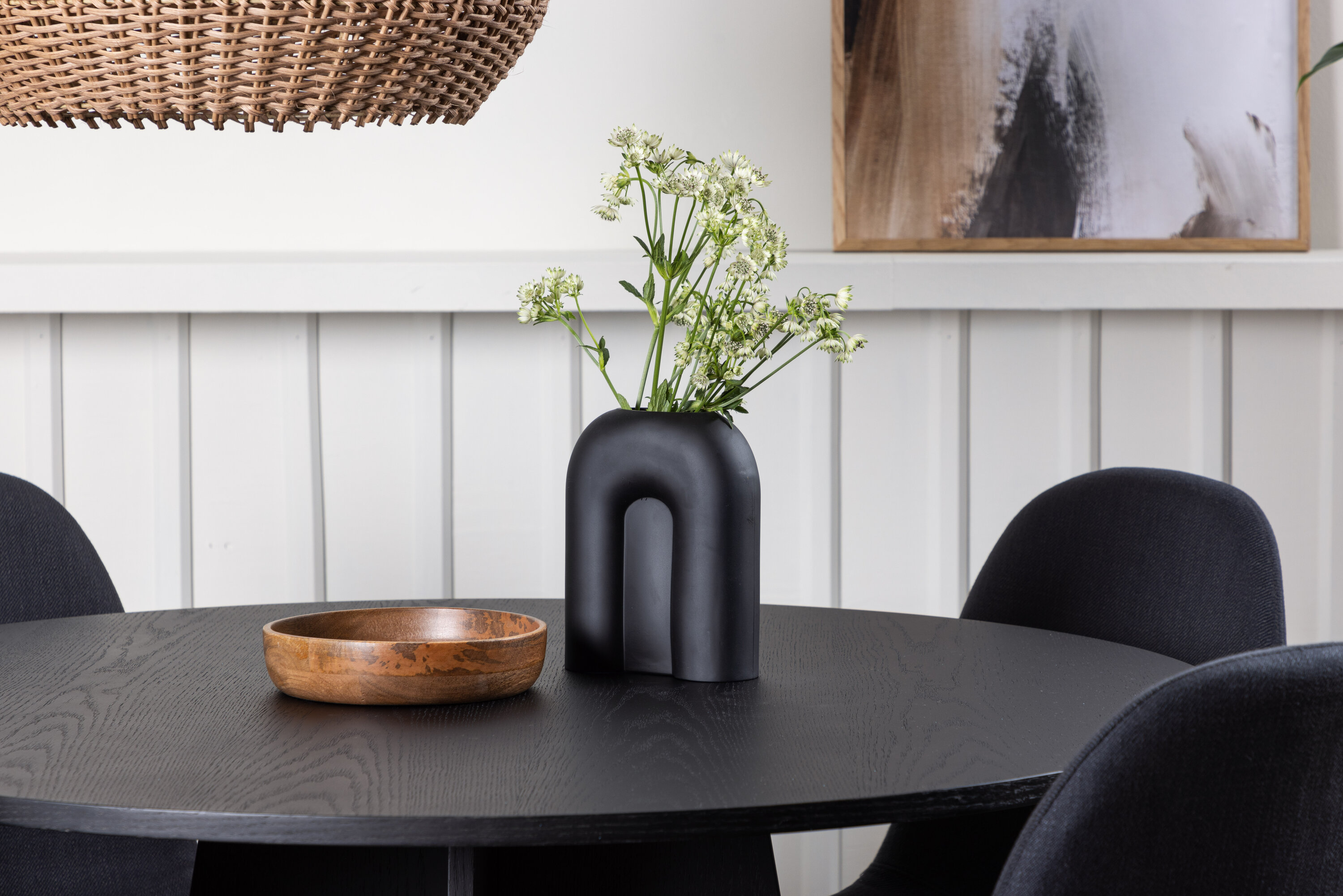 deLOHN Bootcut Round, Polar Kör alakú étkezőgarnitúra