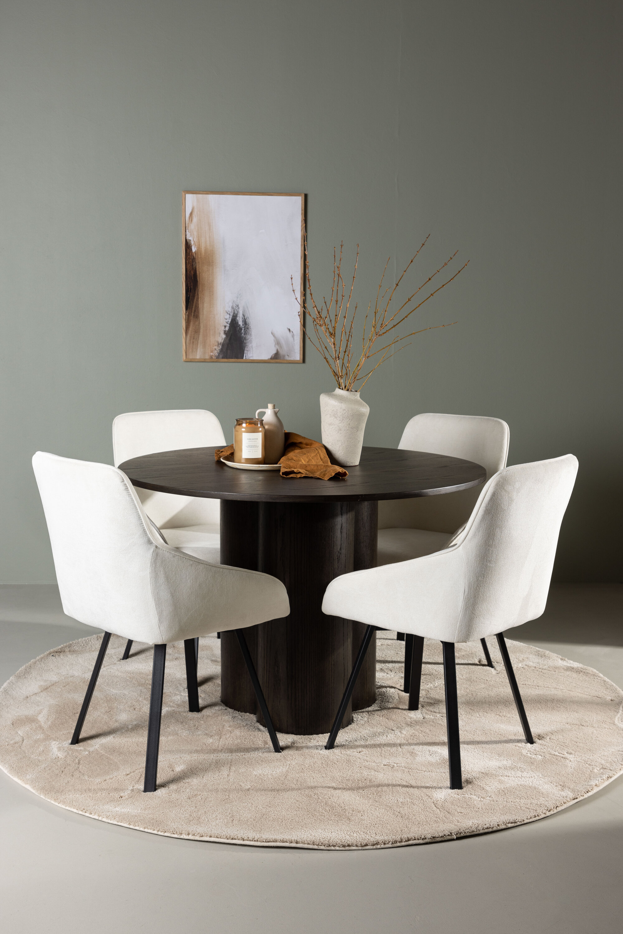 deLOHN Rosie Kör alakú étkezőgarnitúra