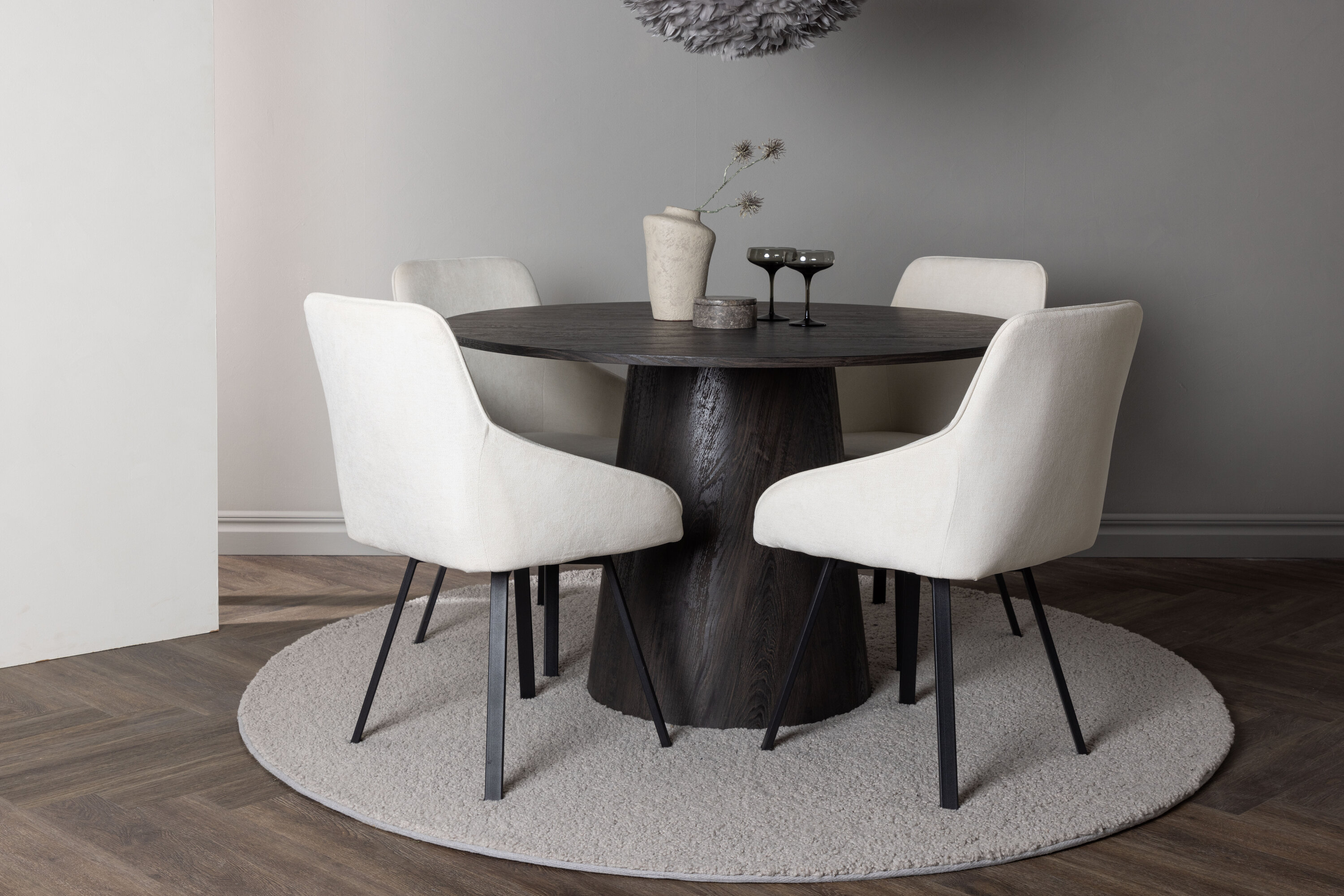 deLOHN Rosie Kör alakú étkezőgarnitúra