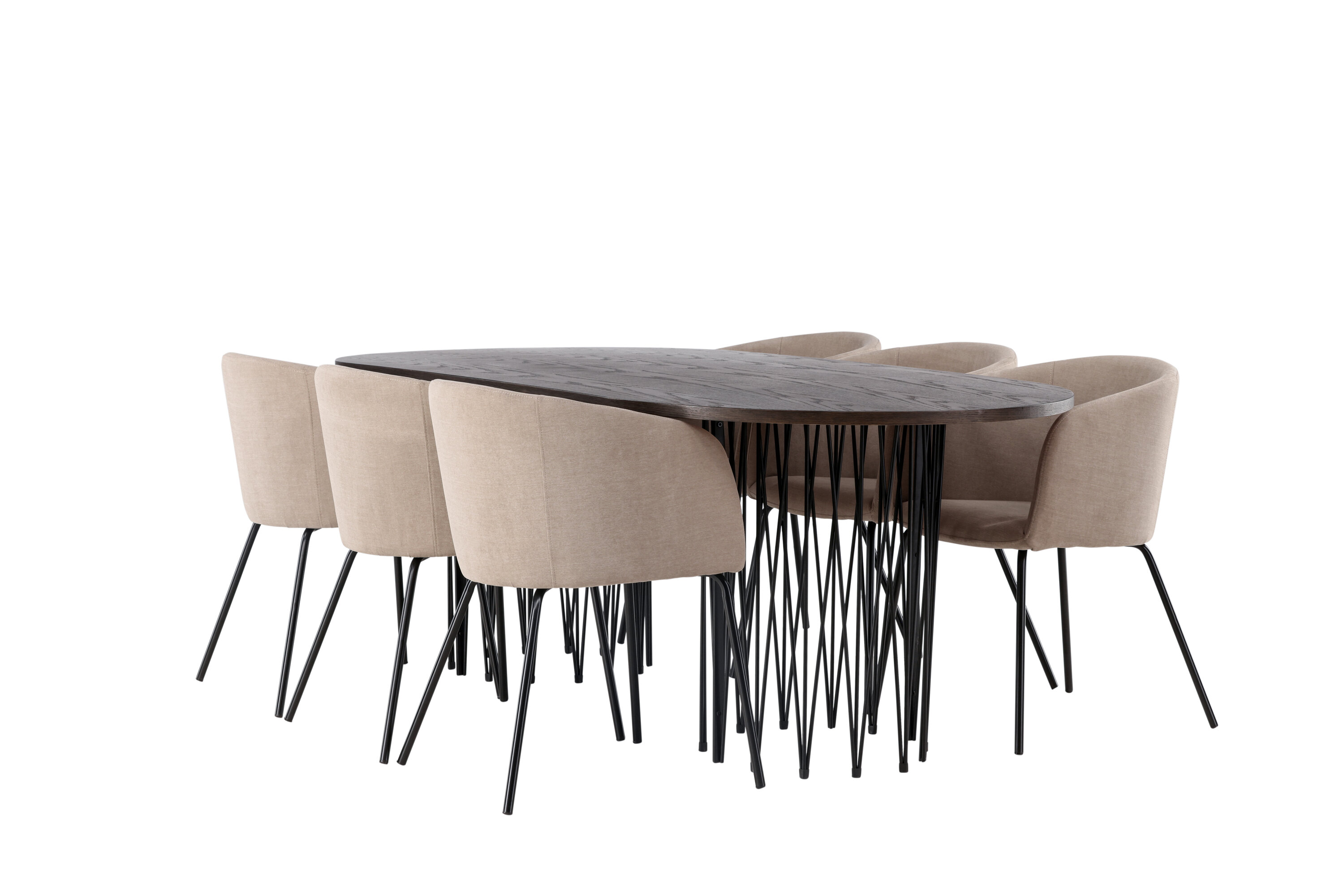 deLOHN Stone oval, Berit Téglalap alakú étkezőgarnitúra