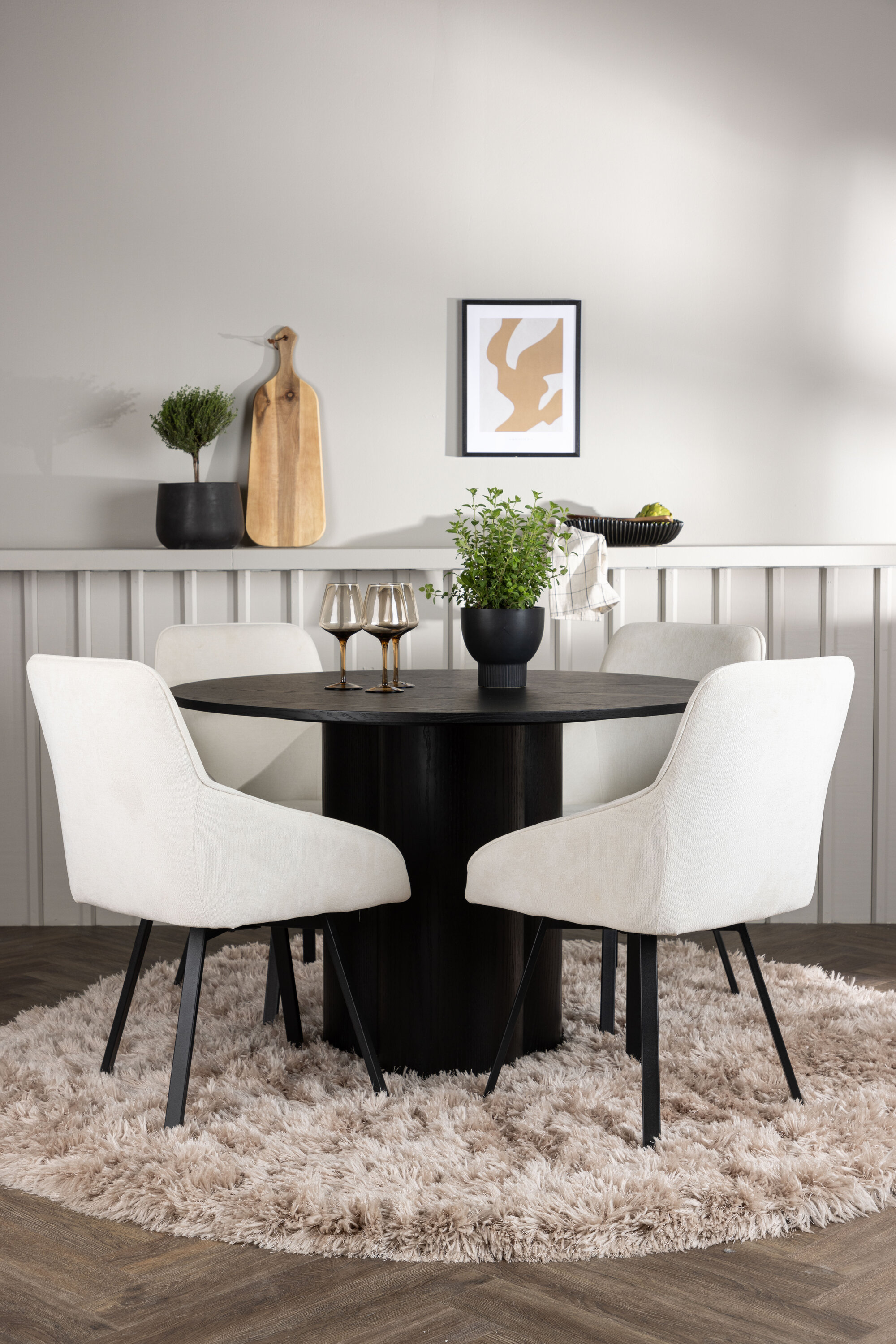 deLOHN Rosie Kör alakú étkezőgarnitúra