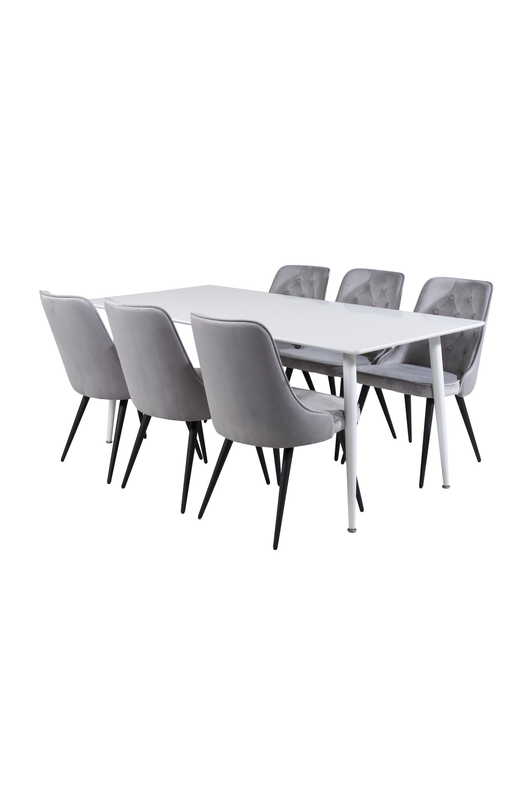 deLOHN Polar, Velvet Deluxe Téglalap alakú étkezőgarnitúra deLOHN Polar, Velvet Deluxe Téglalap alakú étkezőgarnitúra