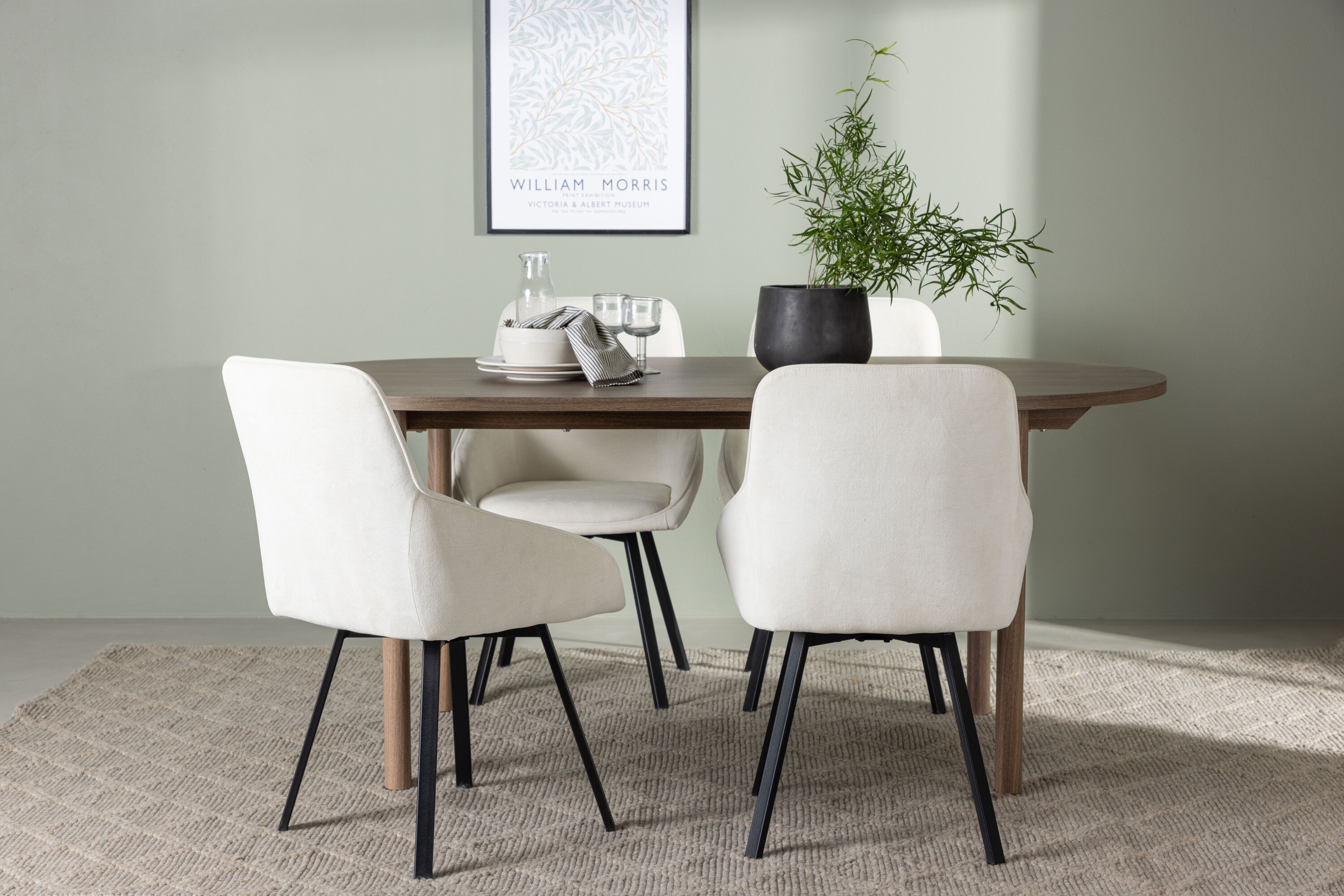 deLOHN Rosie Ovális étkezőgarnitúra deLOHN Rosie Ovális étkezőgarnitúra