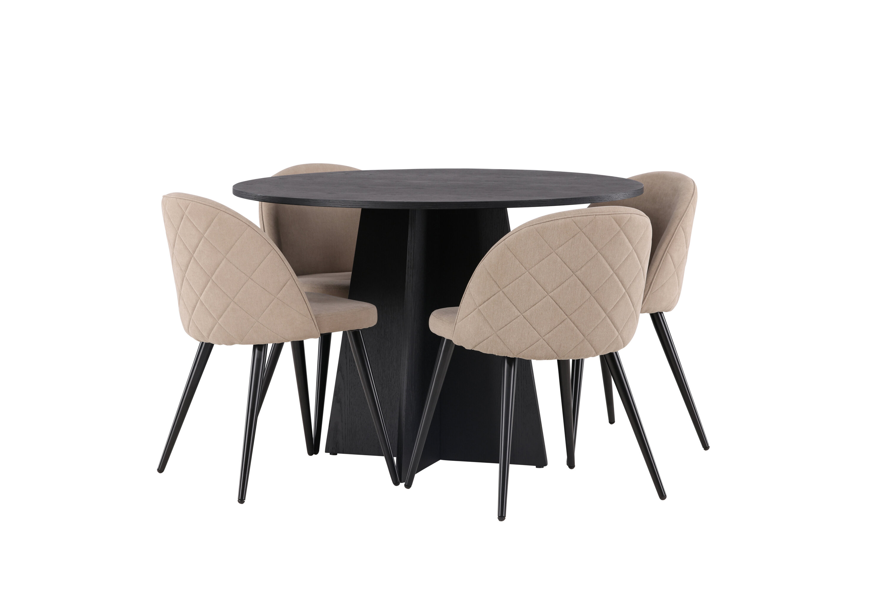 deLOHN Bootcut Round, Velvet Kör alakú étkezőgarnitúra