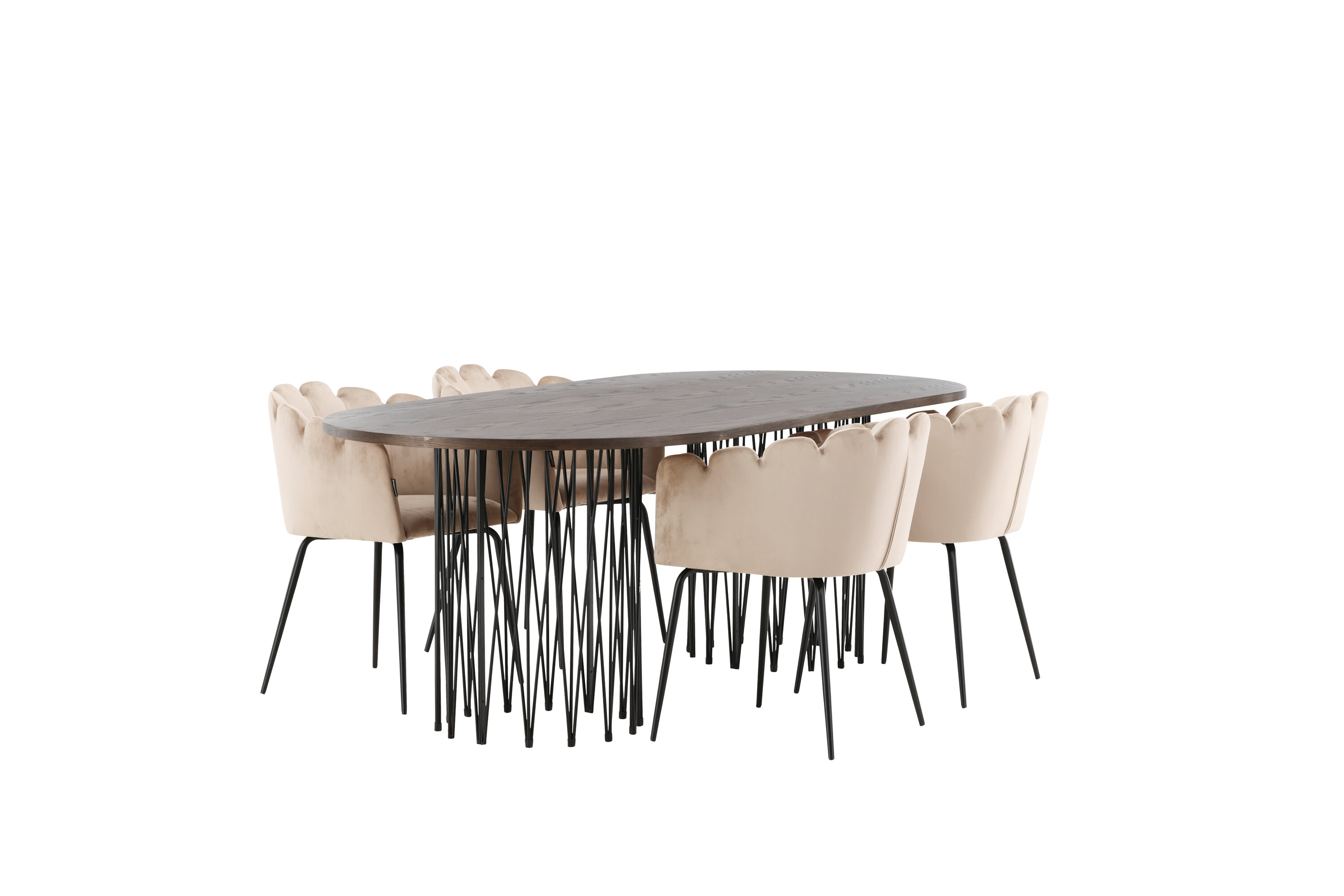 deLOHN Stone oval, Limhamn Ovális étkezőgarnitúra