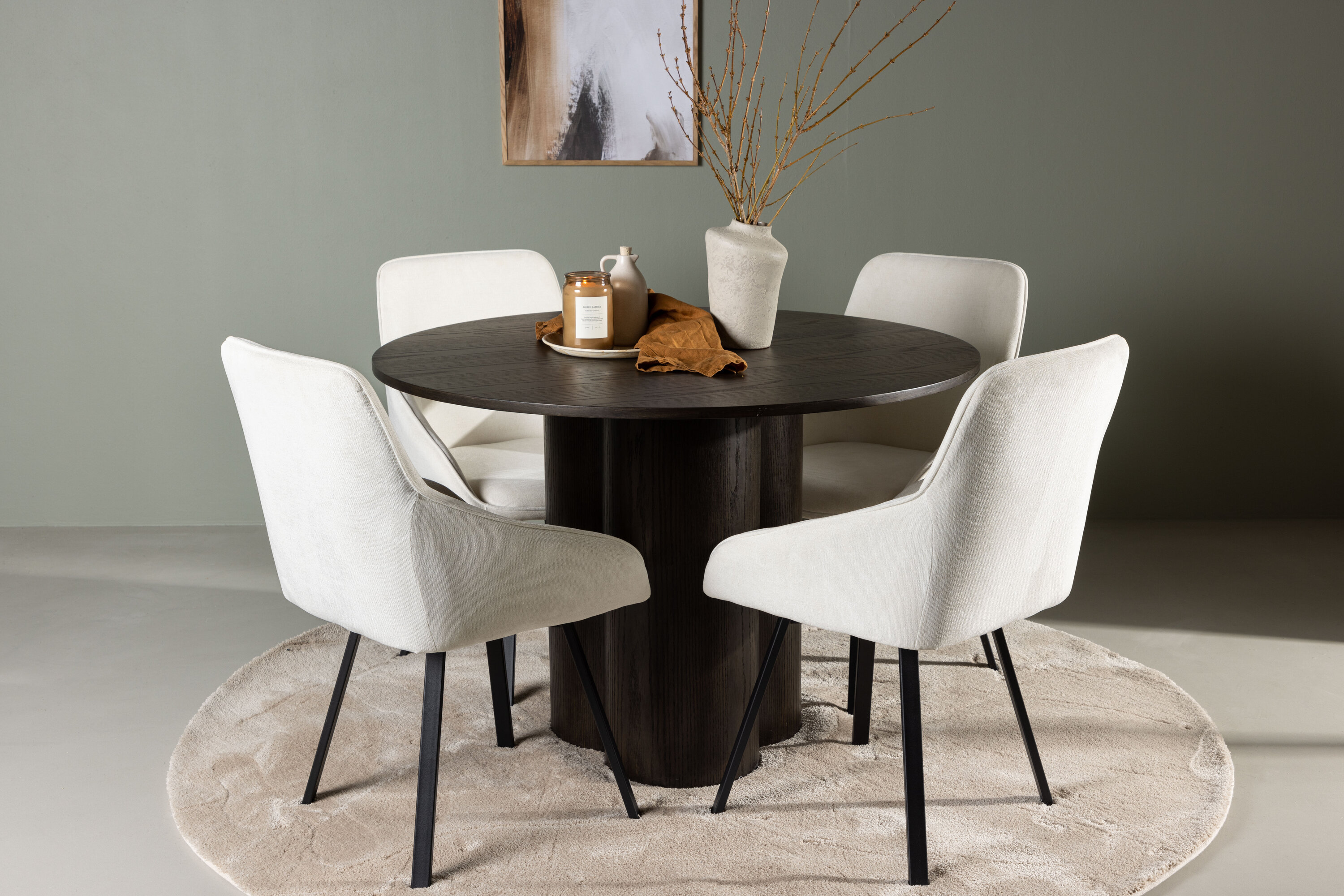 deLOHN Rosie Kör alakú étkezőgarnitúra