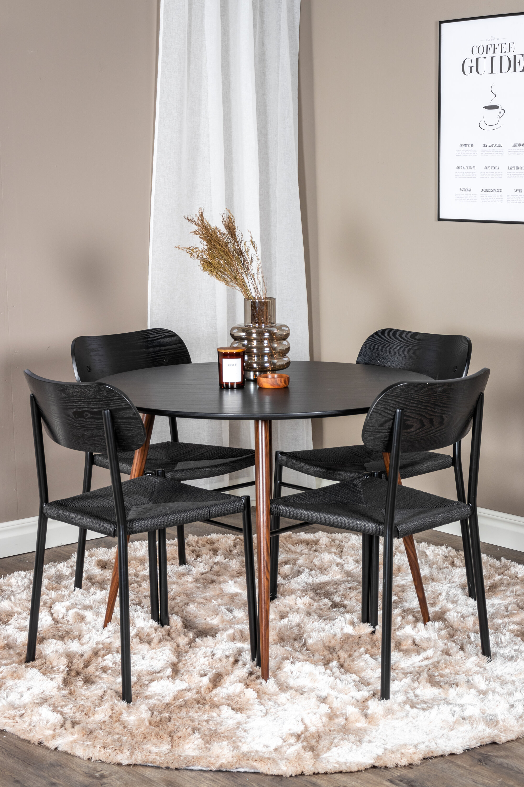 deLOHN Polly, Plaza Kör alakú étkezőgarnitúra