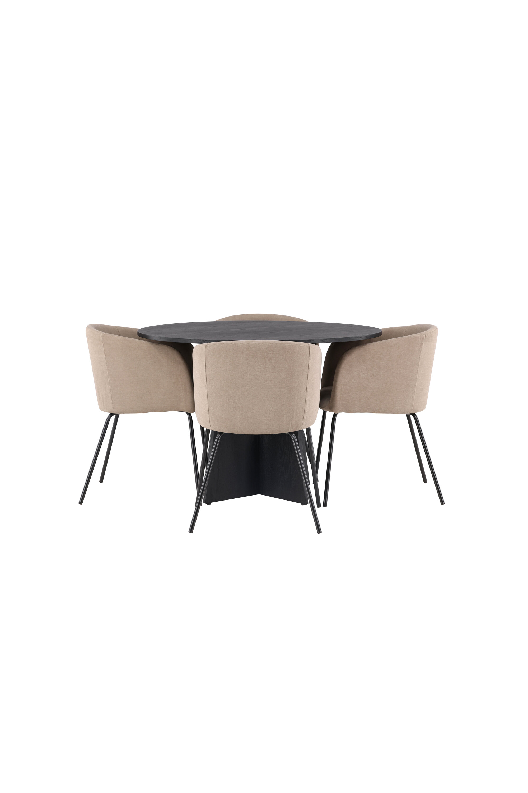 deLOHN Bootcut Round, Berit Kör alakú étkezőgarnitúra