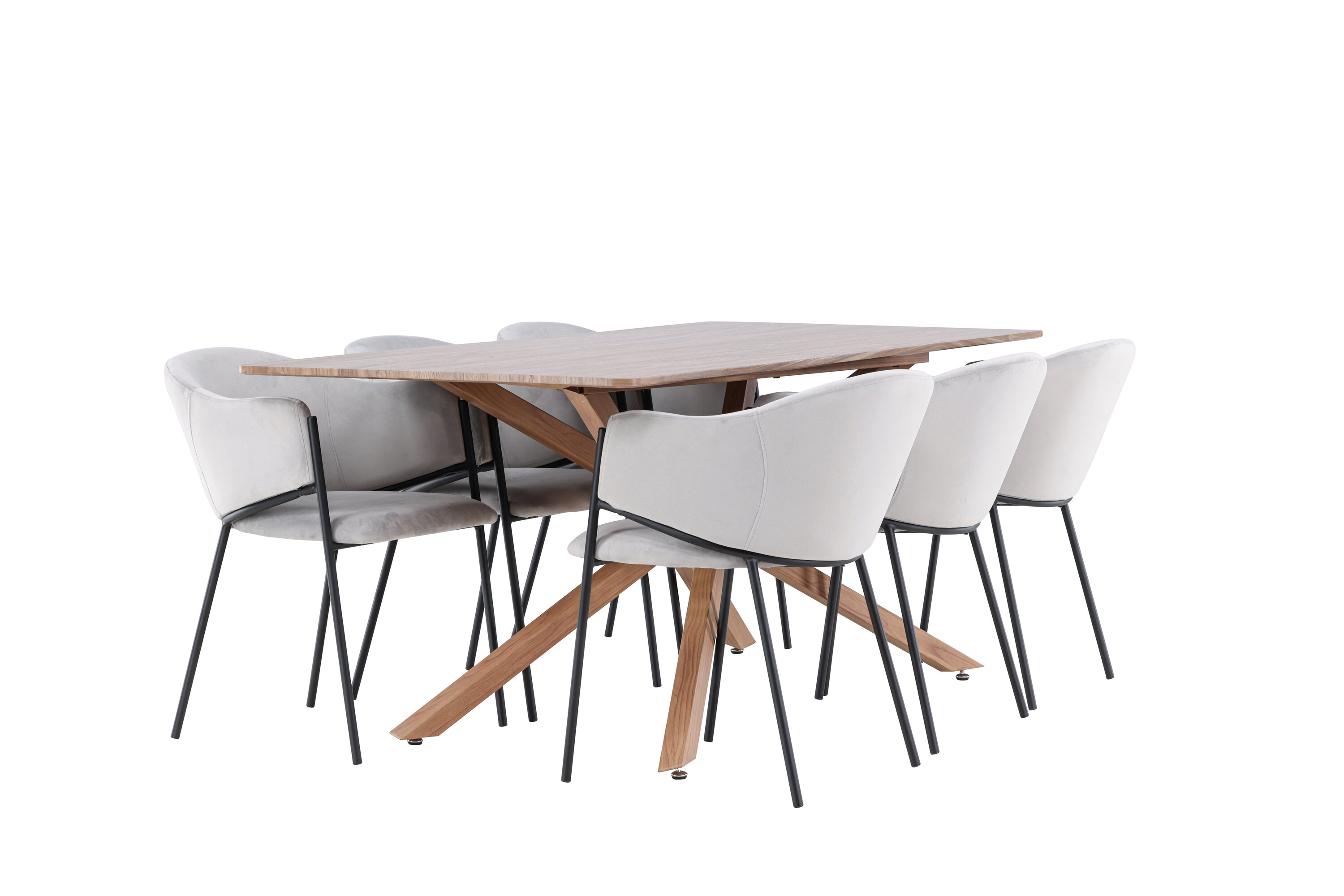 deLOHN Piazza, Evelina Téglalap alakú étkezőgarnitúra