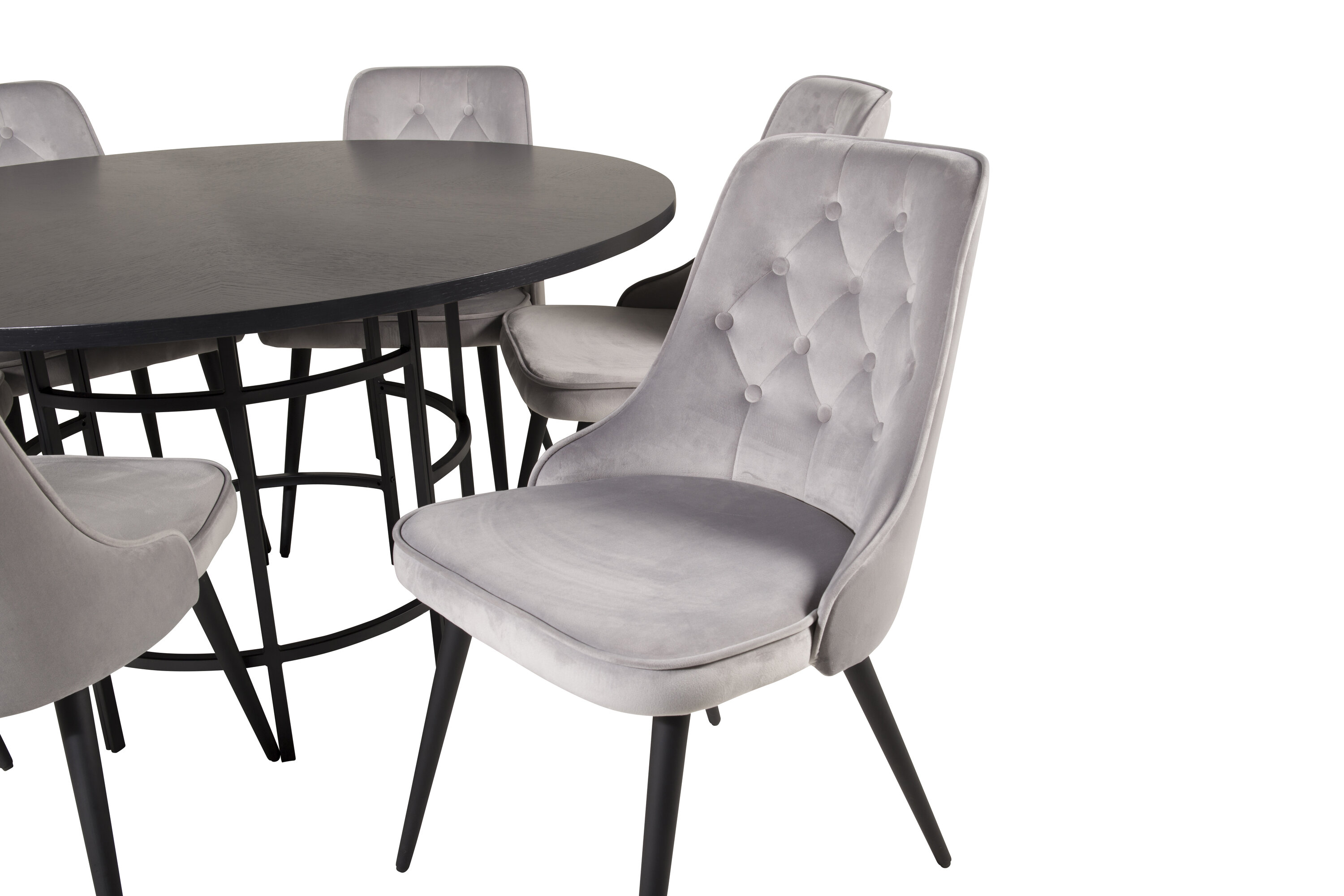 deLOHN Copenhagen, Velvet Deluxe Kör alakú étkezőgarnitúra deLOHN Copenhagen, Velvet Deluxe Kör alakú étkezőgarnitúra