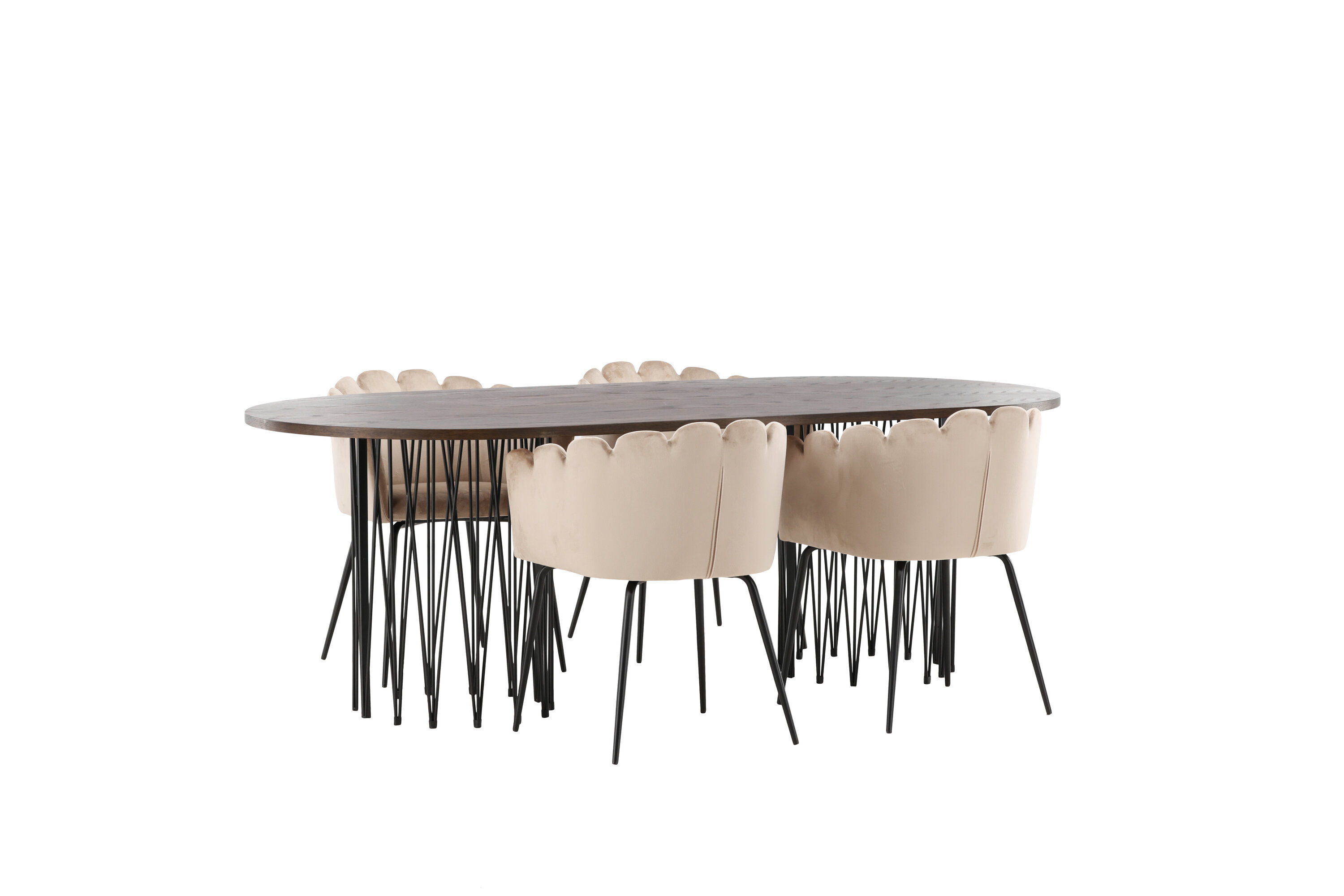 deLOHN Stone oval, Limhamn Ovális étkezőgarnitúra