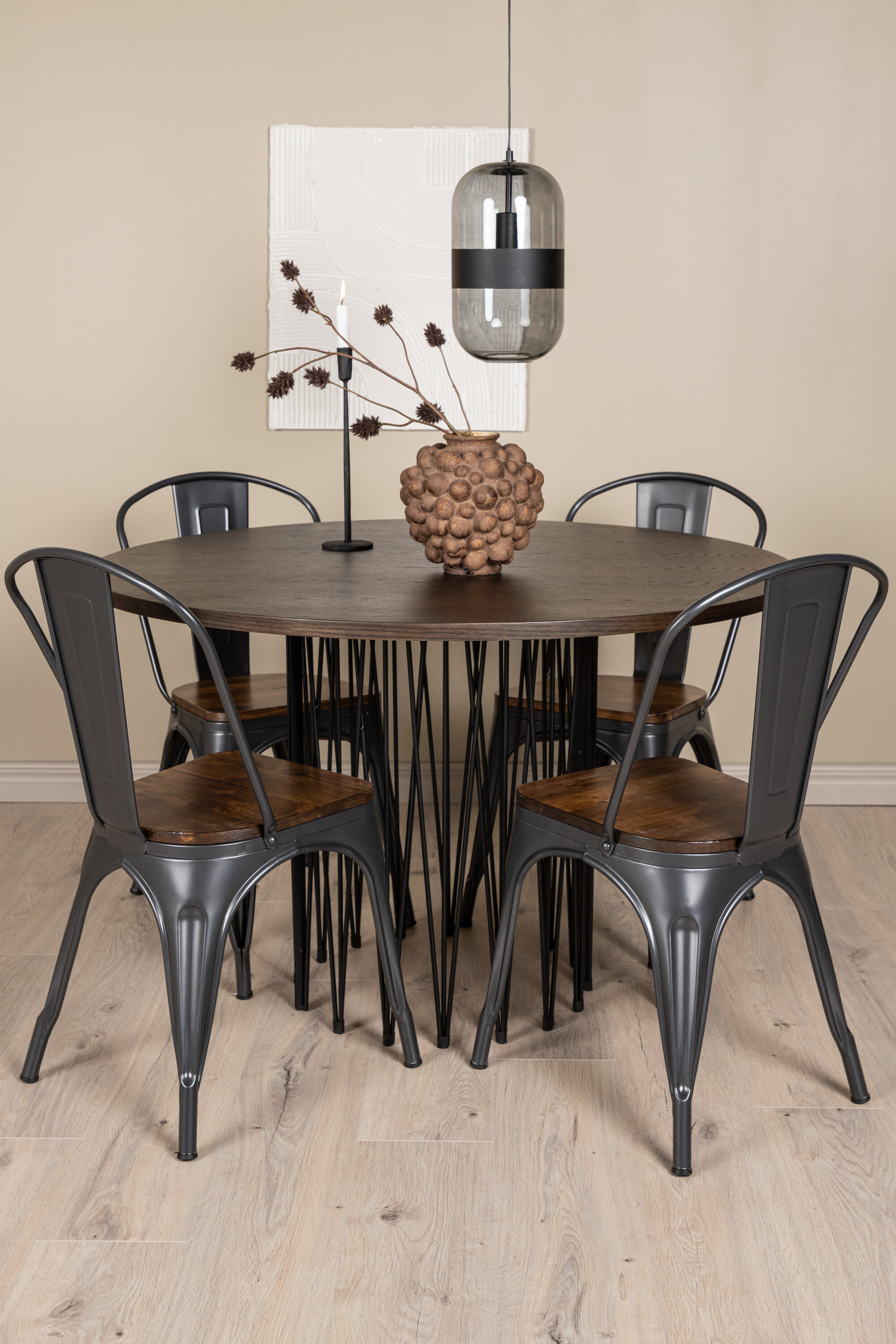 deLOHN Stone round, Tempe Kör alakú étkezőgarnitúra