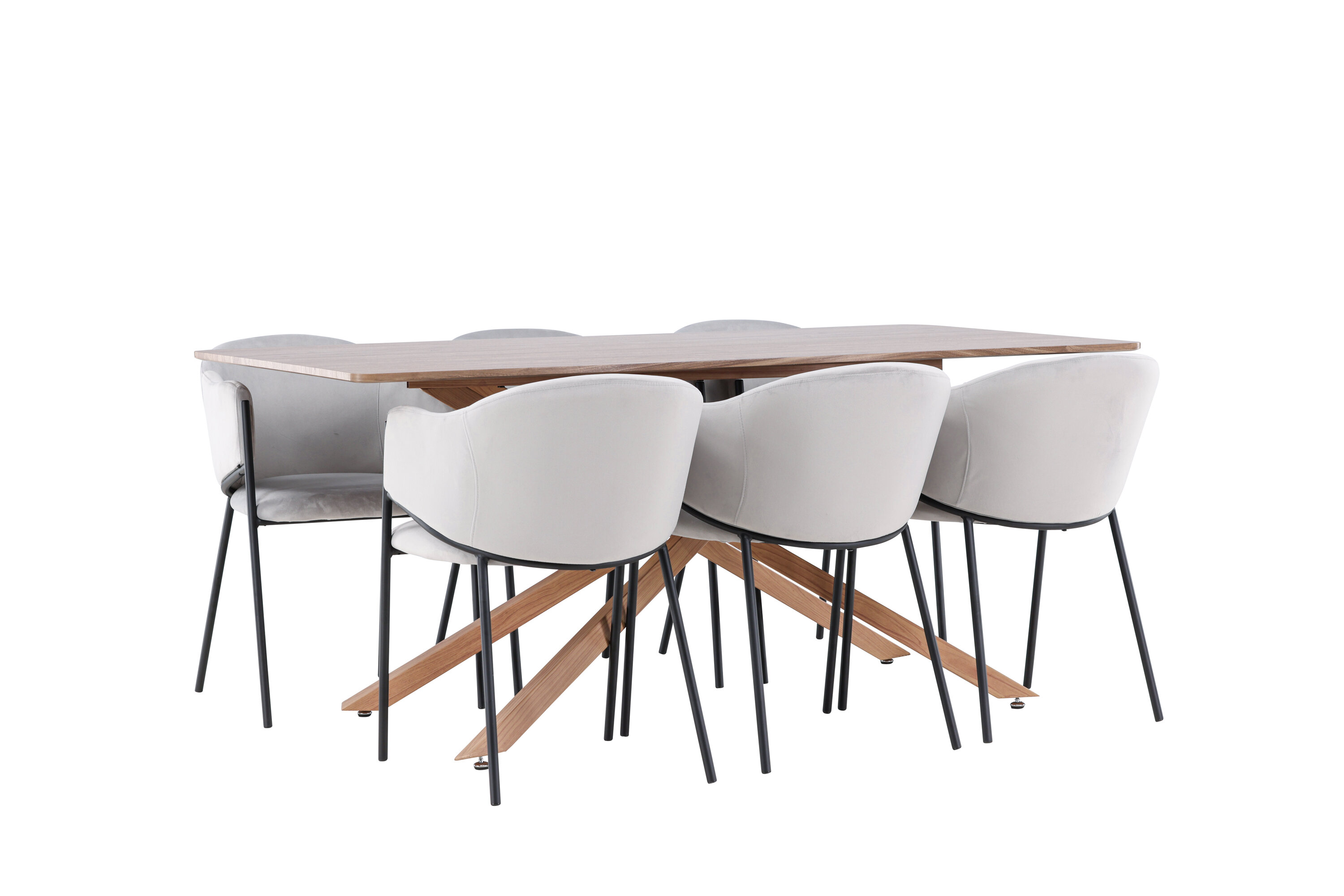 deLOHN Piazza, Evelina Téglalap alakú étkezőgarnitúra