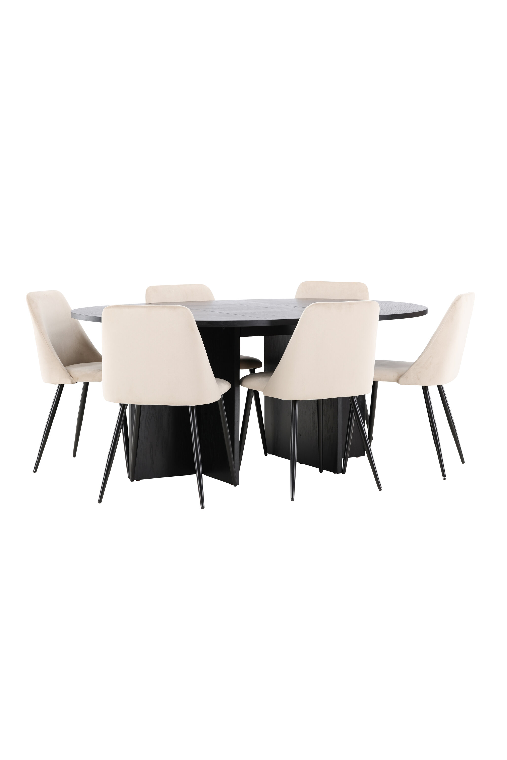 deLOHN Strada, Night Ovális étkezőgarnitúra