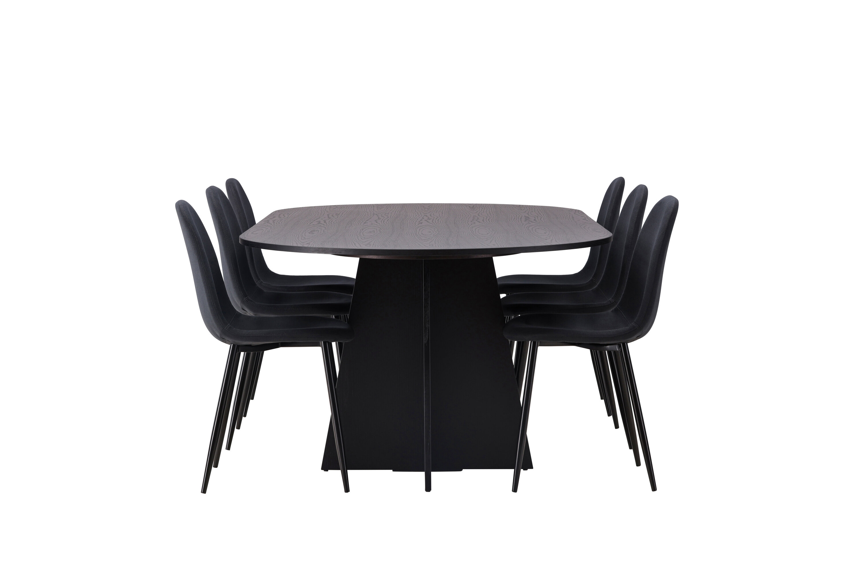 deLOHN Bootcut Oval, Polar Téglalap alakú étkezőgarnitúra