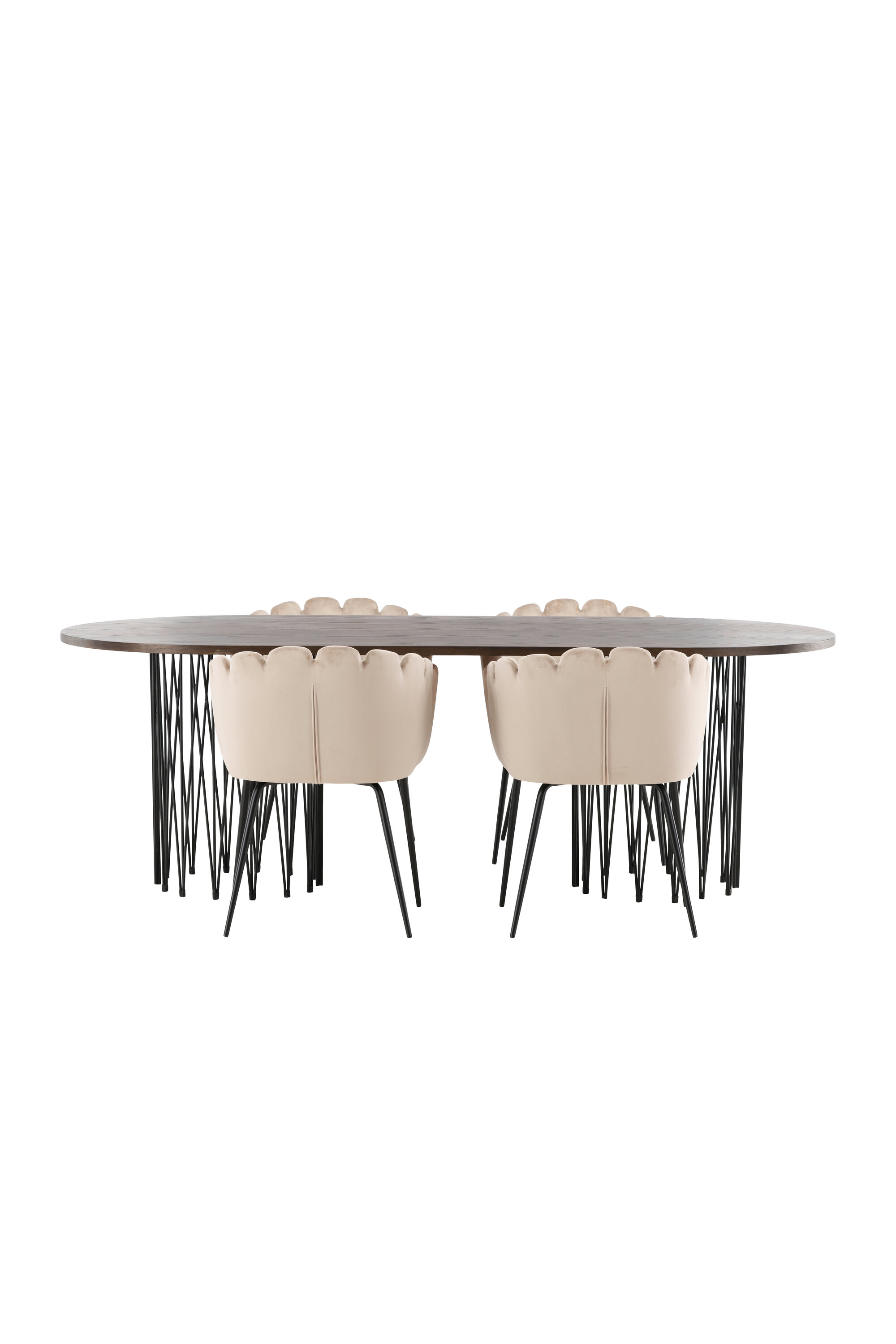 deLOHN Stone oval, Limhamn Ovális étkezőgarnitúra