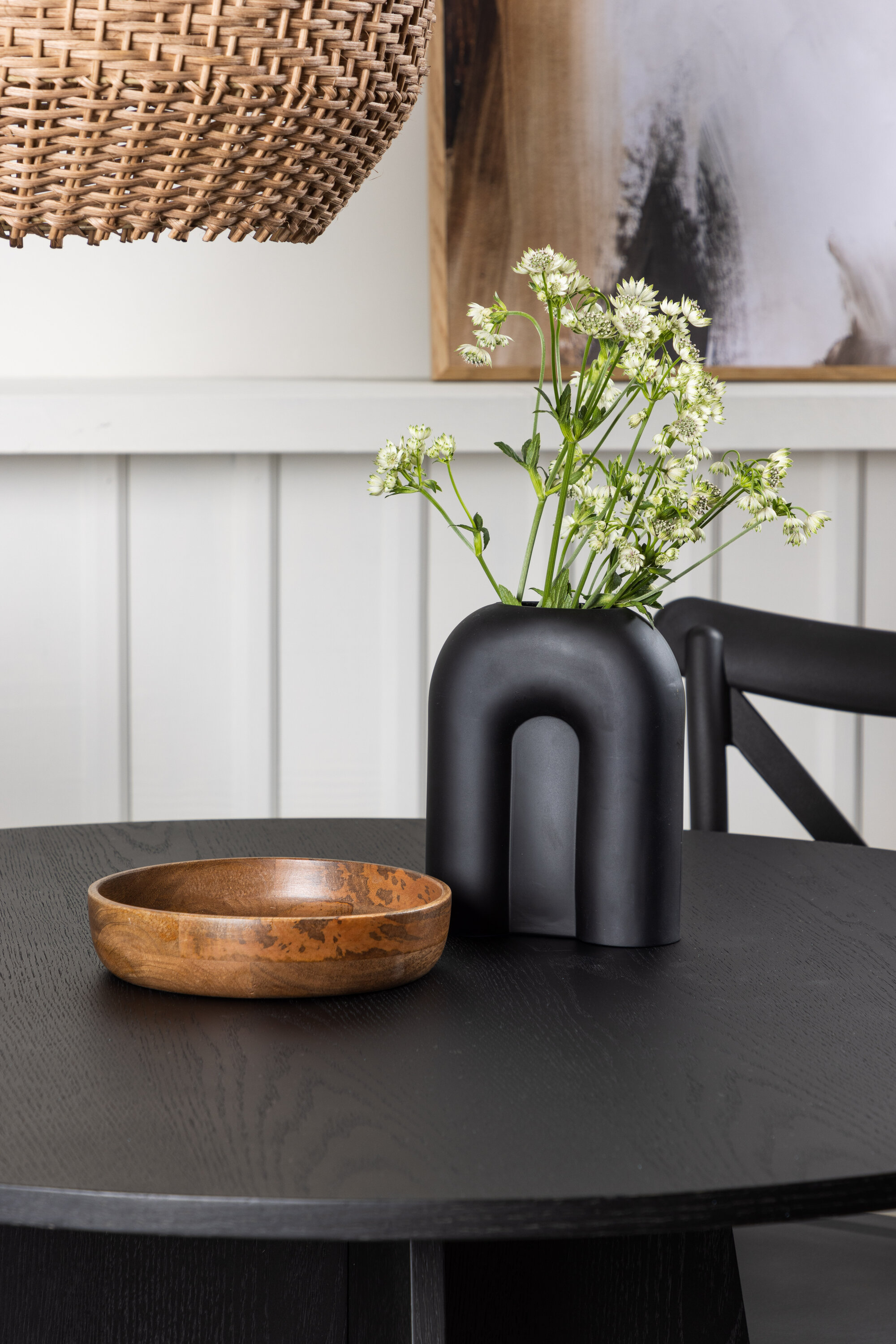 deLOHN Bootcut Round, Crosett Kör alakú étkezőgarnitúra