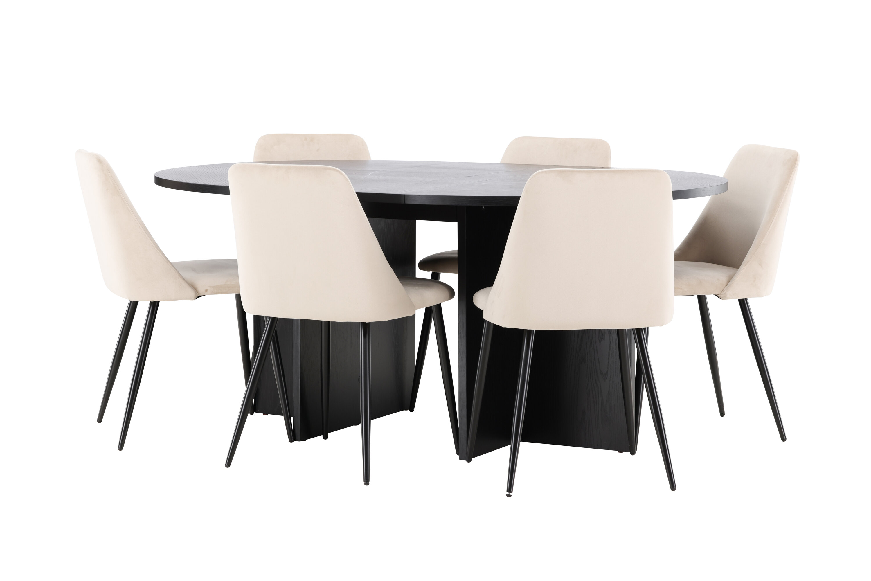 deLOHN Strada, Night Ovális étkezőgarnitúra